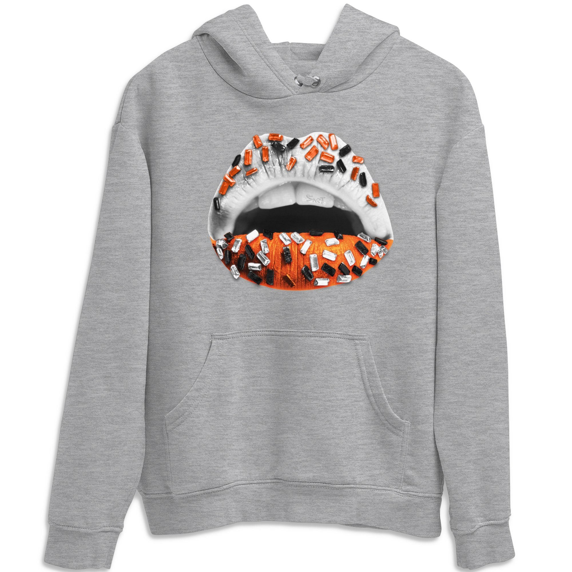 Jordan 1 Electro Orange Sneaker Matching T-Shirt Lips Jewel Sneaker Tees Jordan 1 Electro Orange Sneaker Release Tees Crew Neck Tees