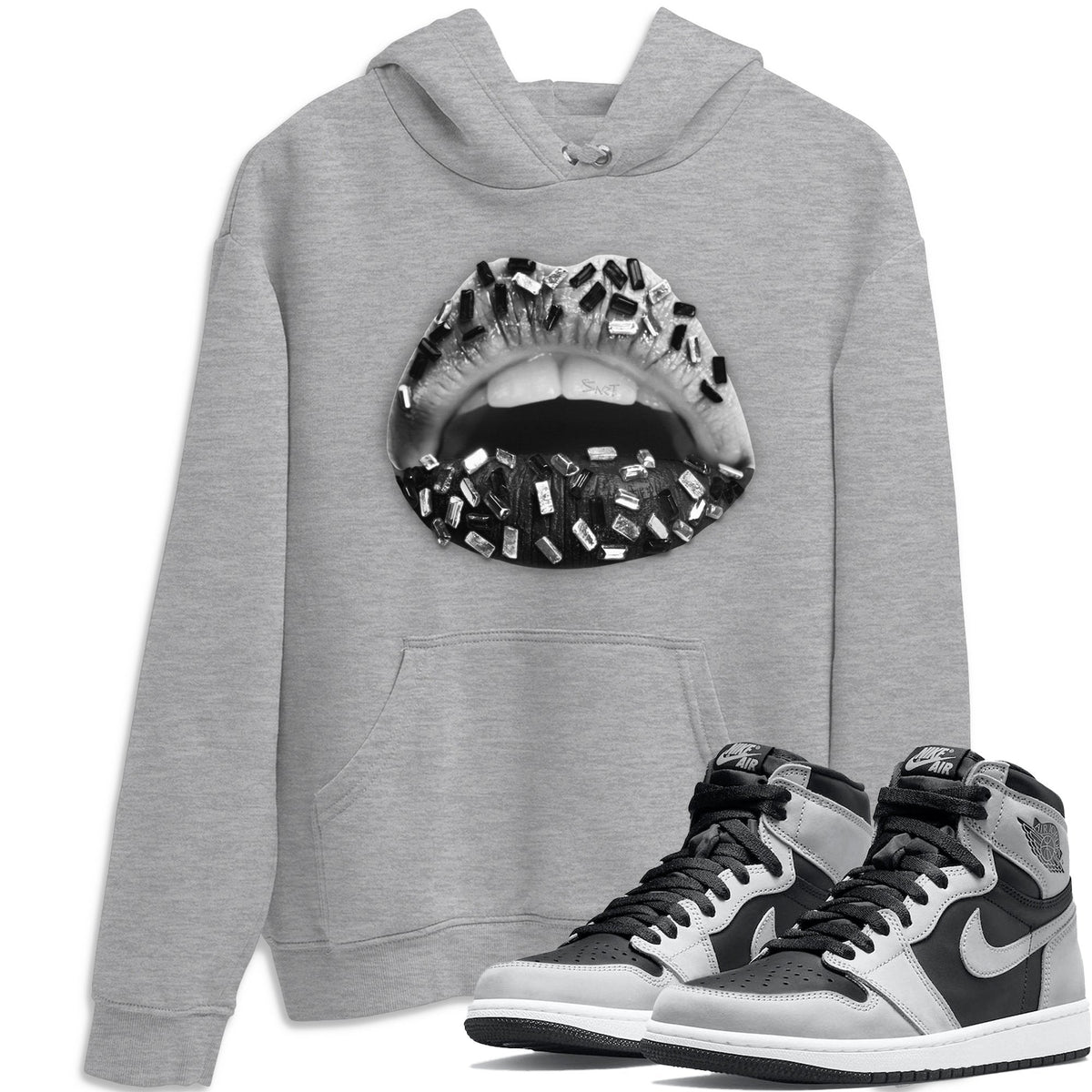 Jordan 1 Shadow 2.0 Shirt To Match Jordans Lips Jewel Sneaker Tees Jordan 1 Shadow 2.0 Drip Gear Zone Sneaker Matching Clothing Unisex Shirts