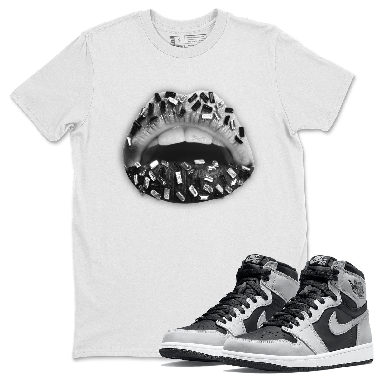 Jordan 1 Shadow 2.0 Shirt To Match Jordans Lips Jewel Sneaker Tees Jordan 1 Shadow 2.0 Drip Gear Zone Sneaker Matching Clothing Unisex Shirts