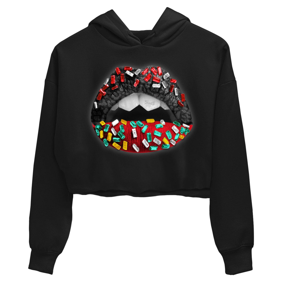Jordan 1 Siempre Familia Sneaker Matching T-Shirt Lips Jewel Sneaker Tees Jordan 1 Siempre Familia Sneaker Release Tees Women's Shirts