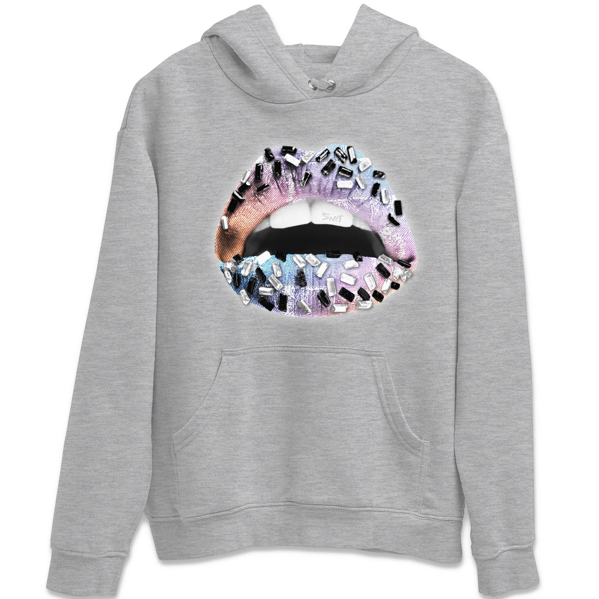 Jordan 1 Skyline Sneaker Matching T-Shirt Lips Jewel Sneaker Tees Jordan 1 Skyline Sneaker Release Tees Crew Neck Tees