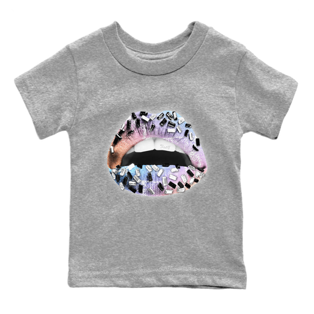 Jordan 1 Skyline Sneaker Matching T-Shirt Lips Jewel Sneaker Tees Jordan 1 Skyline Sneaker Release Tees Kids Shirts
