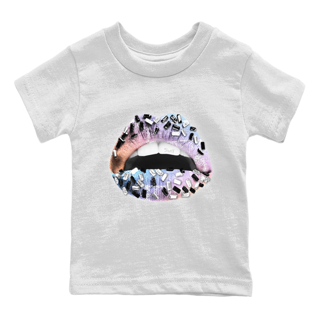 Jordan 1 Skyline Sneaker Matching T-Shirt Lips Jewel Sneaker Tees Jordan 1 Skyline Sneaker Release Tees Kids Shirts