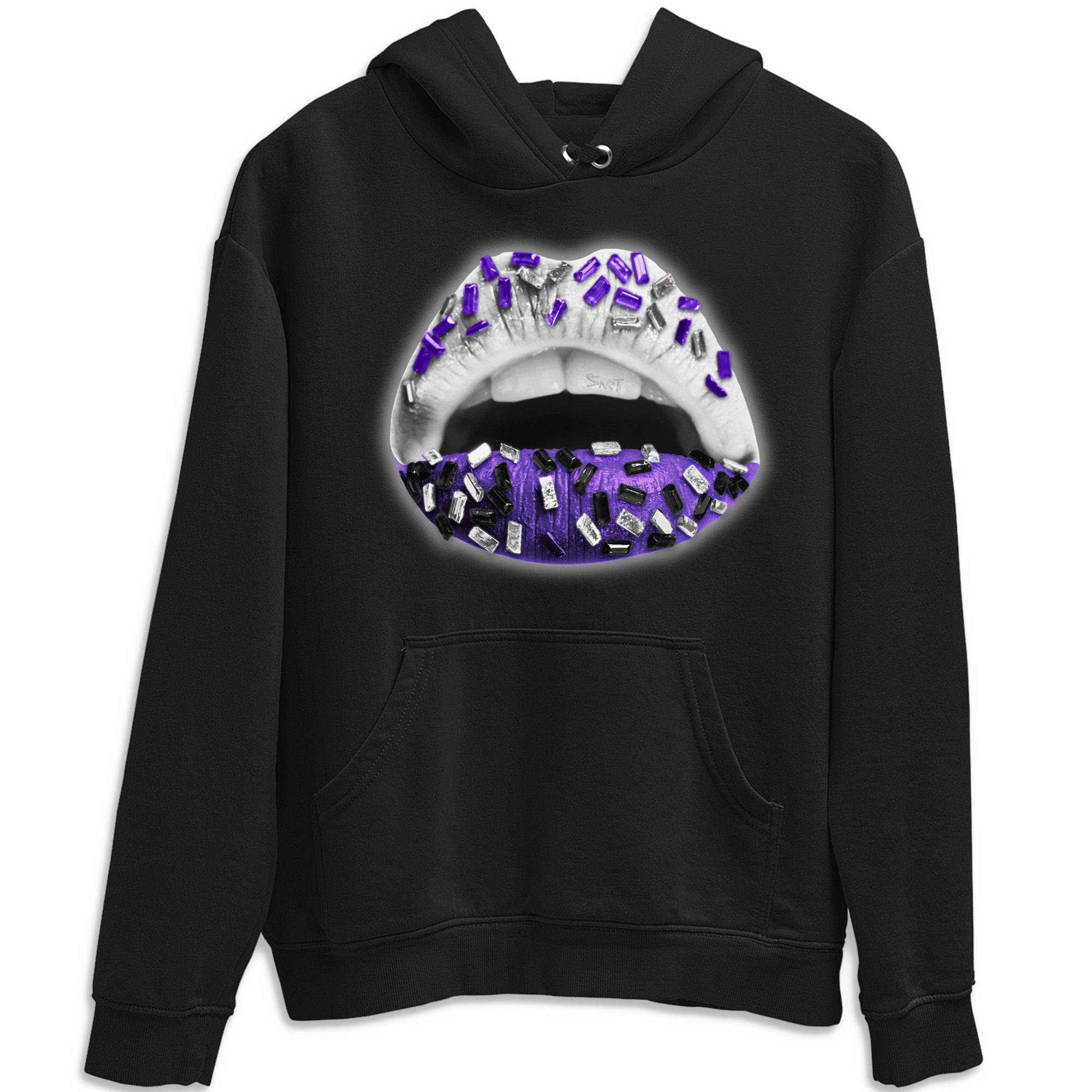 Jordan 1 WMNS Court Purple Shirt To Match Jordans Lips Jewel Sneaker Tees Jordan 1 WMNS Court Purple Drip Gear Zone Sneaker Matching Clothing Unisex Shirts
