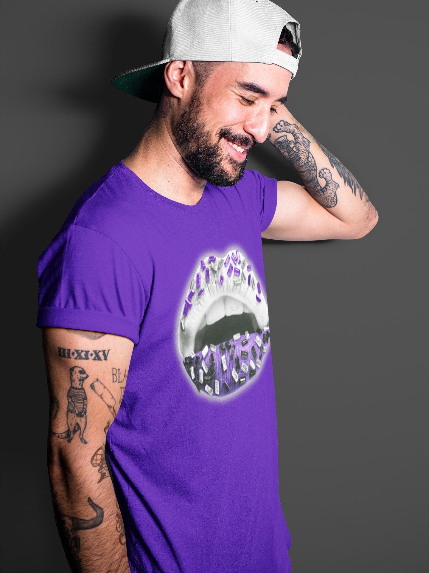 Jordan 1 WMNS Court Purple Shirt To Match Jordans Lips Jewel Sneaker Tees Jordan 1 WMNS Court Purple Drip Gear Zone Sneaker Matching Clothing Unisex Shirts