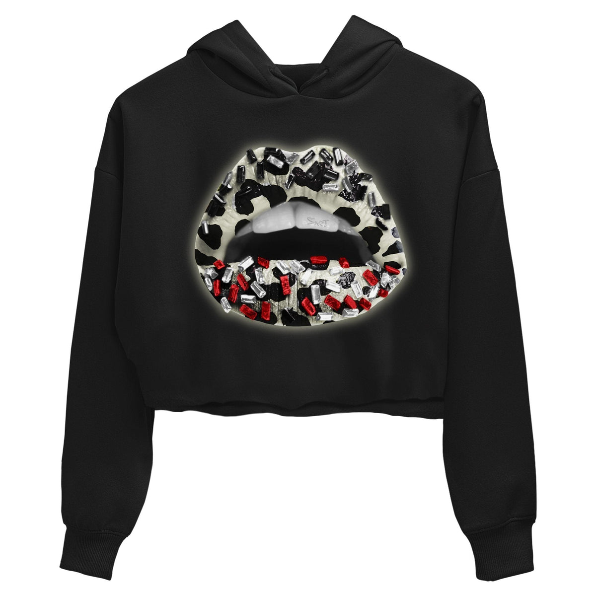 Jordan 11 Animal Instinct Sneaker Matching T-Shirt Lips Jewel Sneaker Tees Jordan 11 Animal Instinct Sneaker Release Tees Women's Shirts
