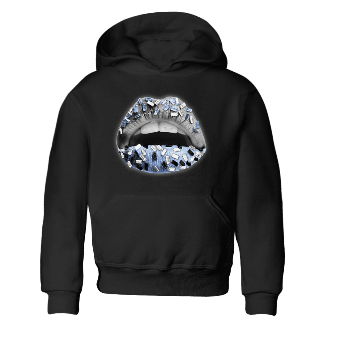 Air Jordan 11 White Cement Sneaker Match Tees Lips Jewel Streetwear Sneaker Shirt Air Jordan 11 Cement Grey Sneaker Release Tees Kids Shirts Black 2