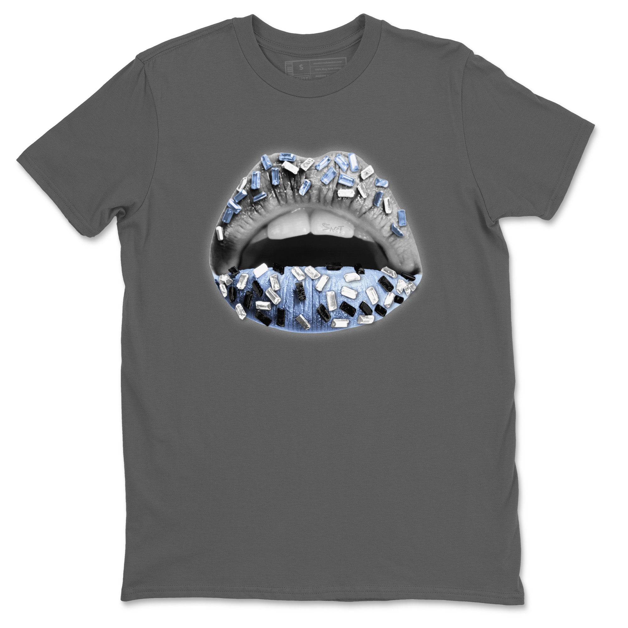 Air Jordan 11 White Cement Sneaker Match Tees Lips Jewel Streetwear Sneaker Shirt Air Jordan 11 Cement Grey Sneaker Release Tees Unisex Shirts Cool Grey 2