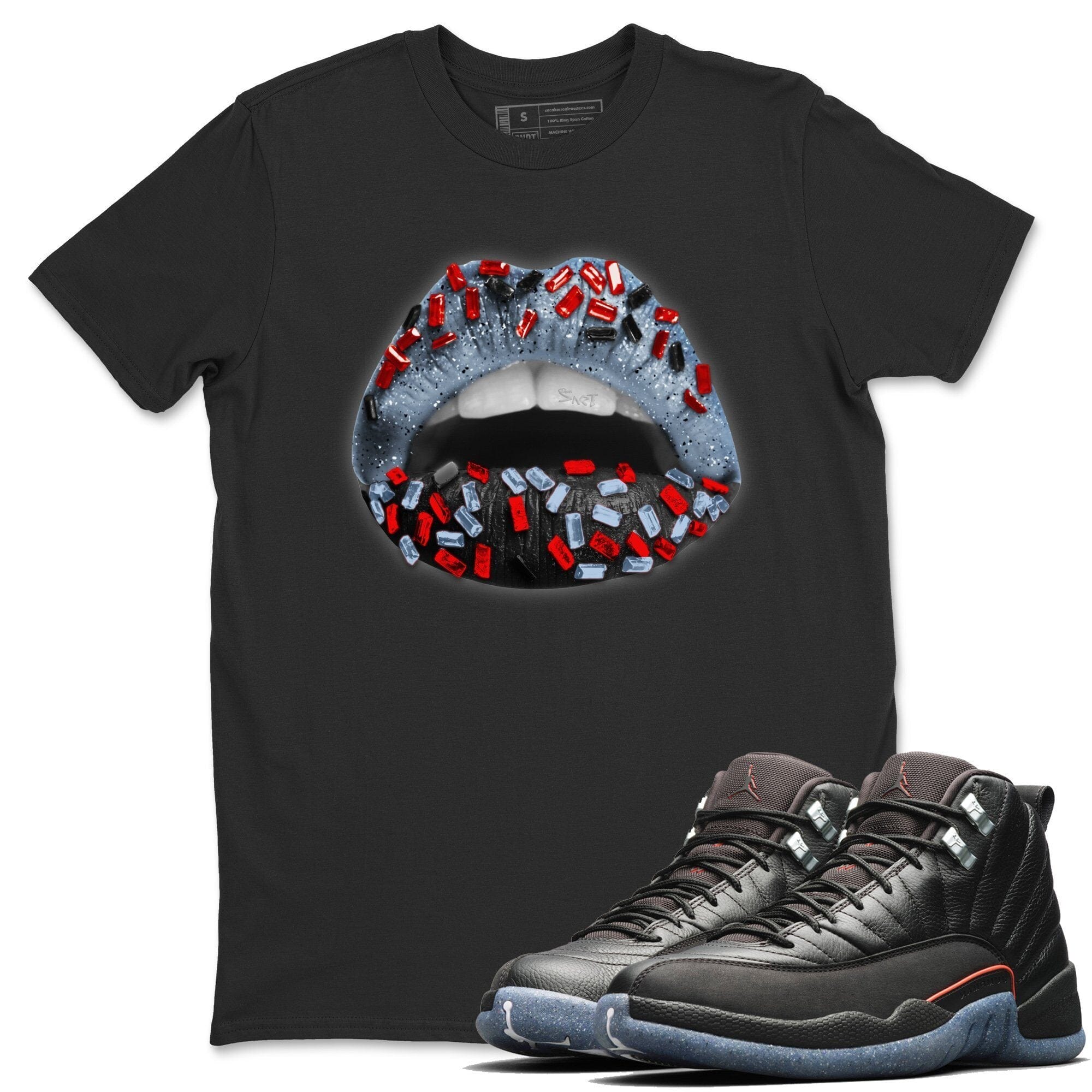 Jordan 12 Grind Shirt To Match Jordans Lips Jewel Sneaker Tees Jordan 12 Grind Drip Gear Zone Sneaker Matching Clothing Unisex Shirts
