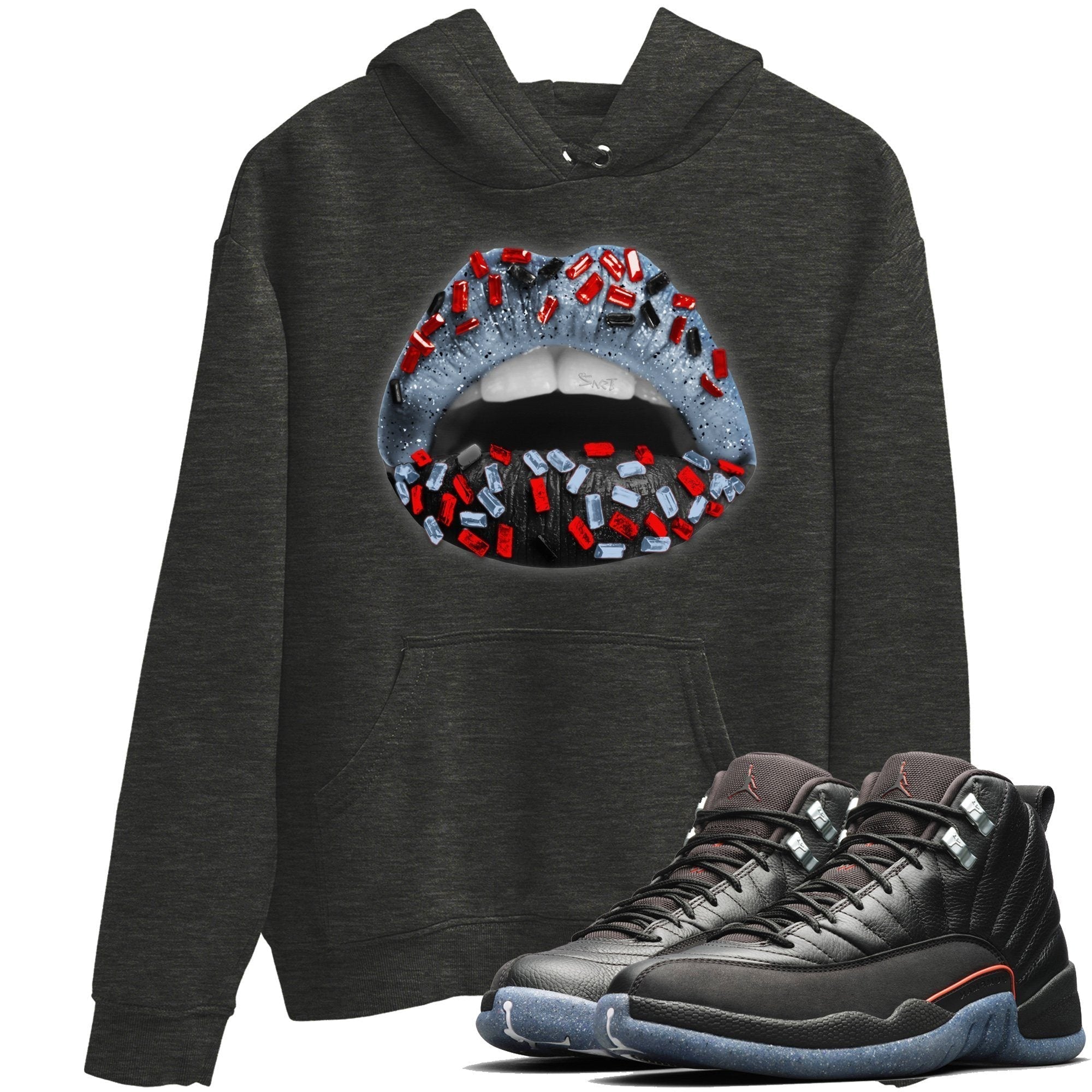 Jordan 12 Grind Shirt To Match Jordans Lips Jewel Sneaker Tees Jordan 12 Grind Drip Gear Zone Sneaker Matching Clothing Unisex Shirts