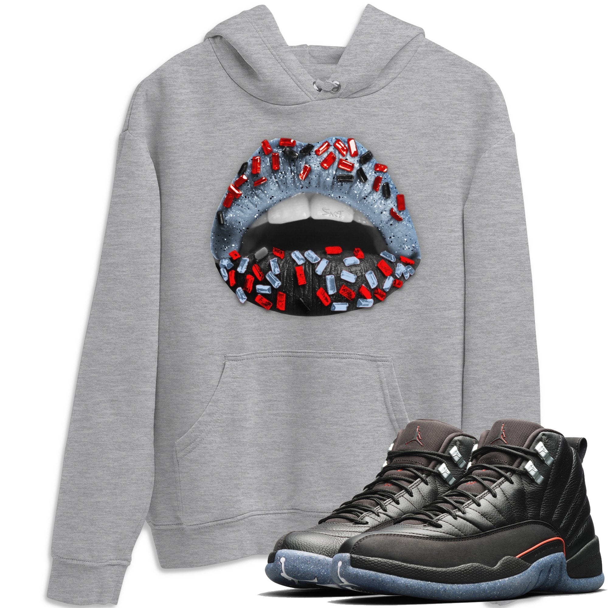 Jordan 12 Grind Shirt To Match Jordans Lips Jewel Sneaker Tees Jordan 12 Grind Drip Gear Zone Sneaker Matching Clothing Unisex Shirts