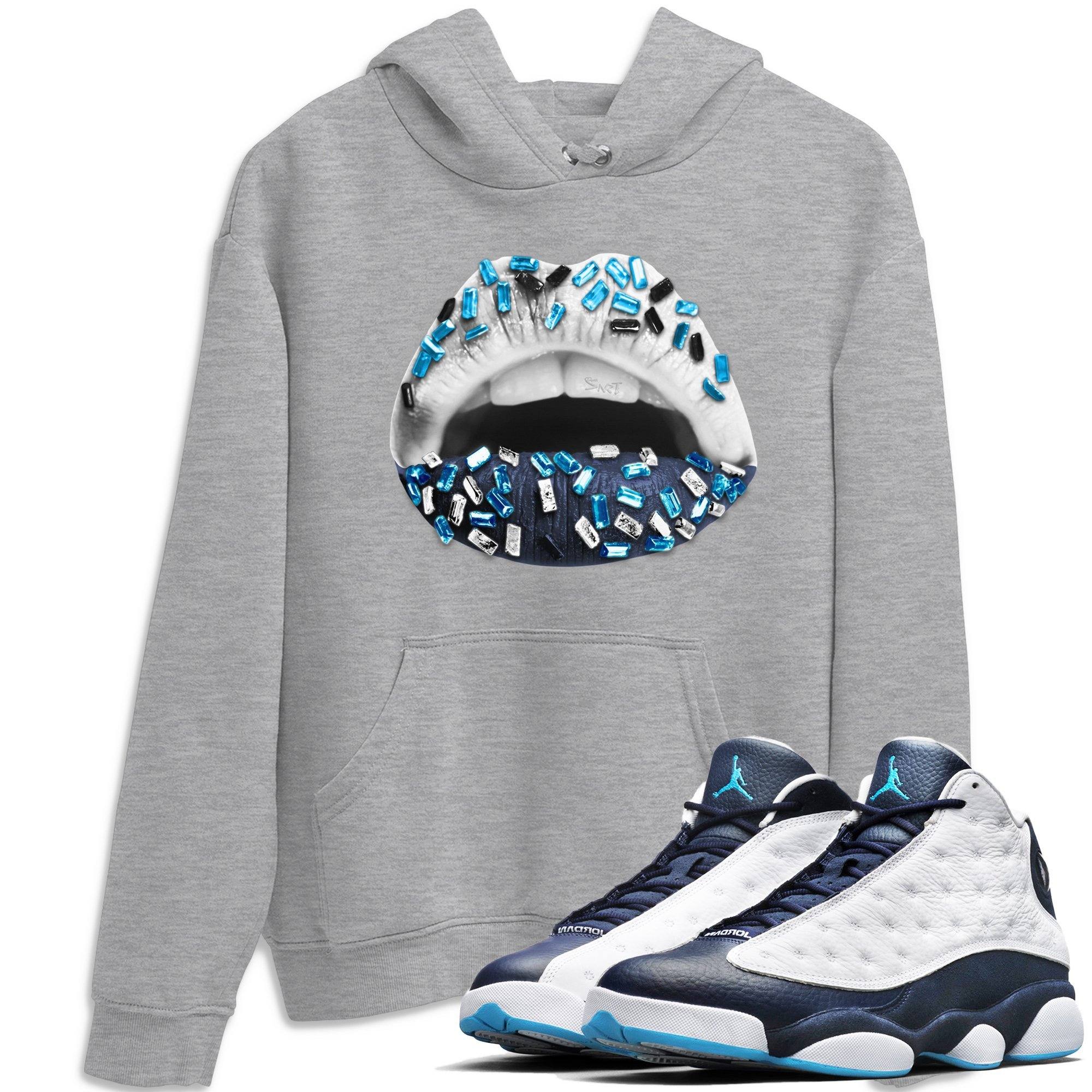 Jordan 13 Obsidian Shirt To Match Jordans Lips Jewel Sneaker Tees Jordan 13 Obsidian Drip Gear Zone Sneaker Matching Clothing Unisex Shirts