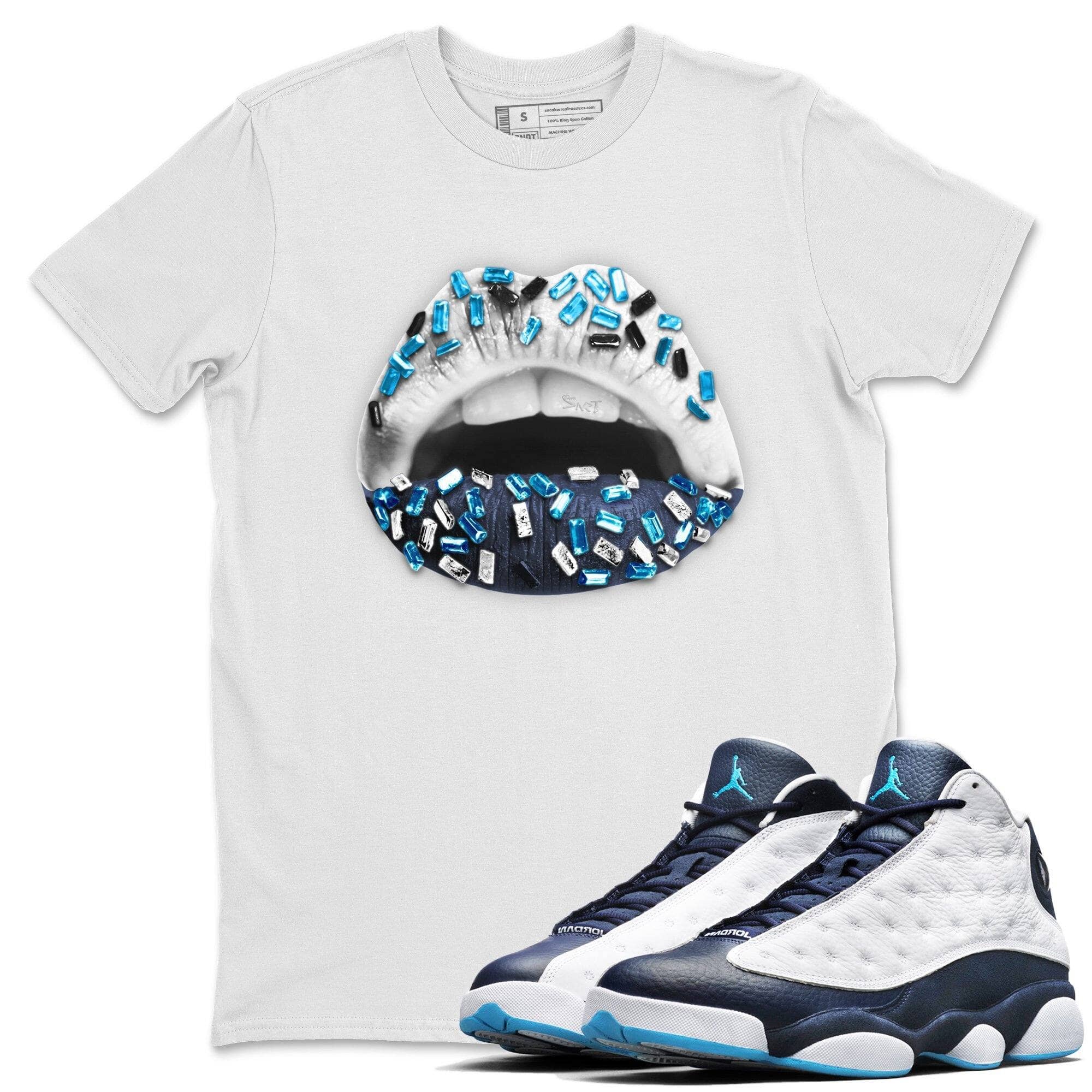 Jordan 13 Obsidian Shirt To Match Jordans Lips Jewel Sneaker Tees Jordan 13 Obsidian Drip Gear Zone Sneaker Matching Clothing Unisex Shirts