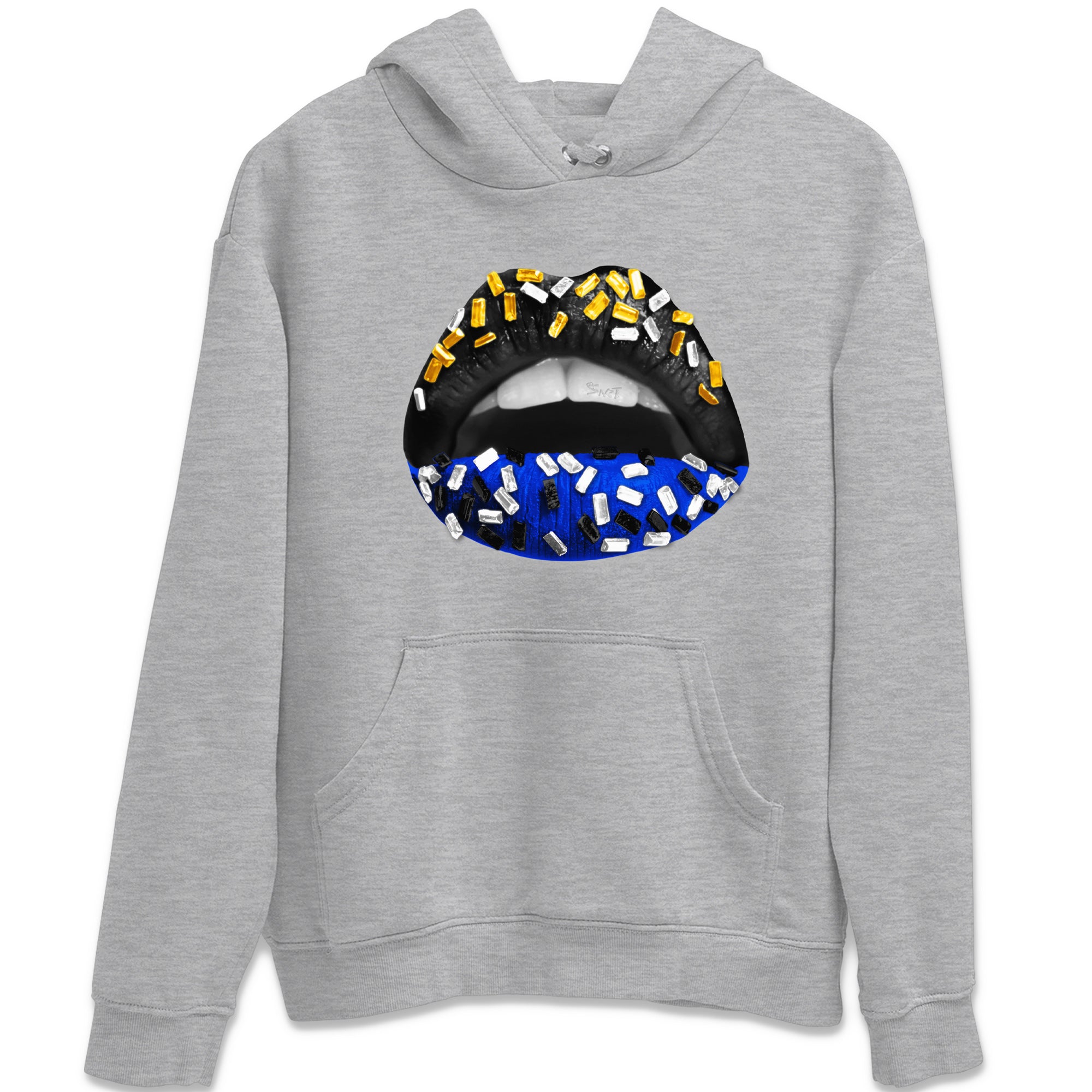 Air Jordan 14 Laney Sneaker Match Tees Lips Jewel Sneaker Tees Jordan 14 Laney Sneaker Release Tees Unisex Shirts Heather Grey 2