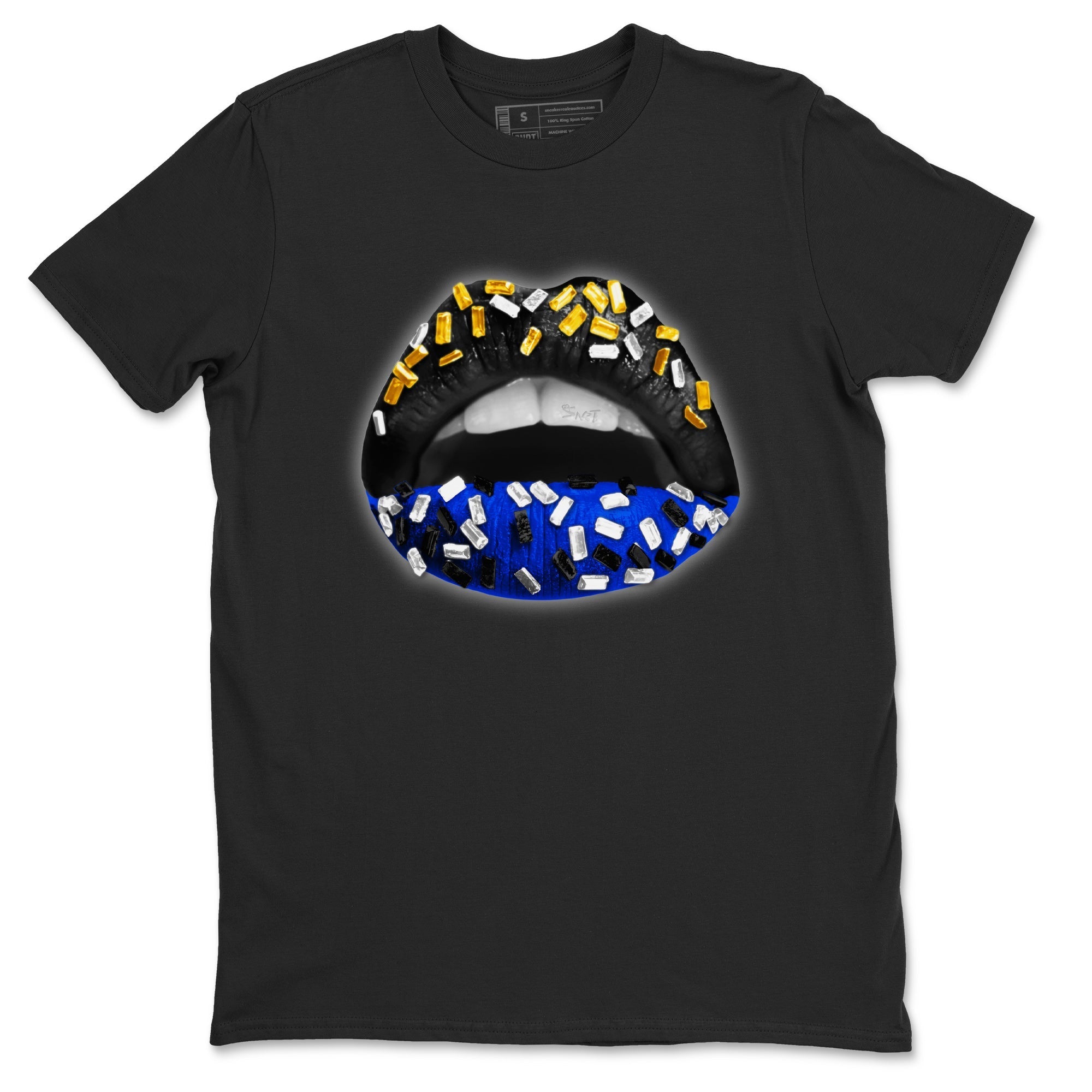 Air Jordan 14 Laney Sneaker Match Tees Lips Jewel Sneaker Tees Jordan 14 Laney Sneaker Release Tees Unisex Shirts Black 2