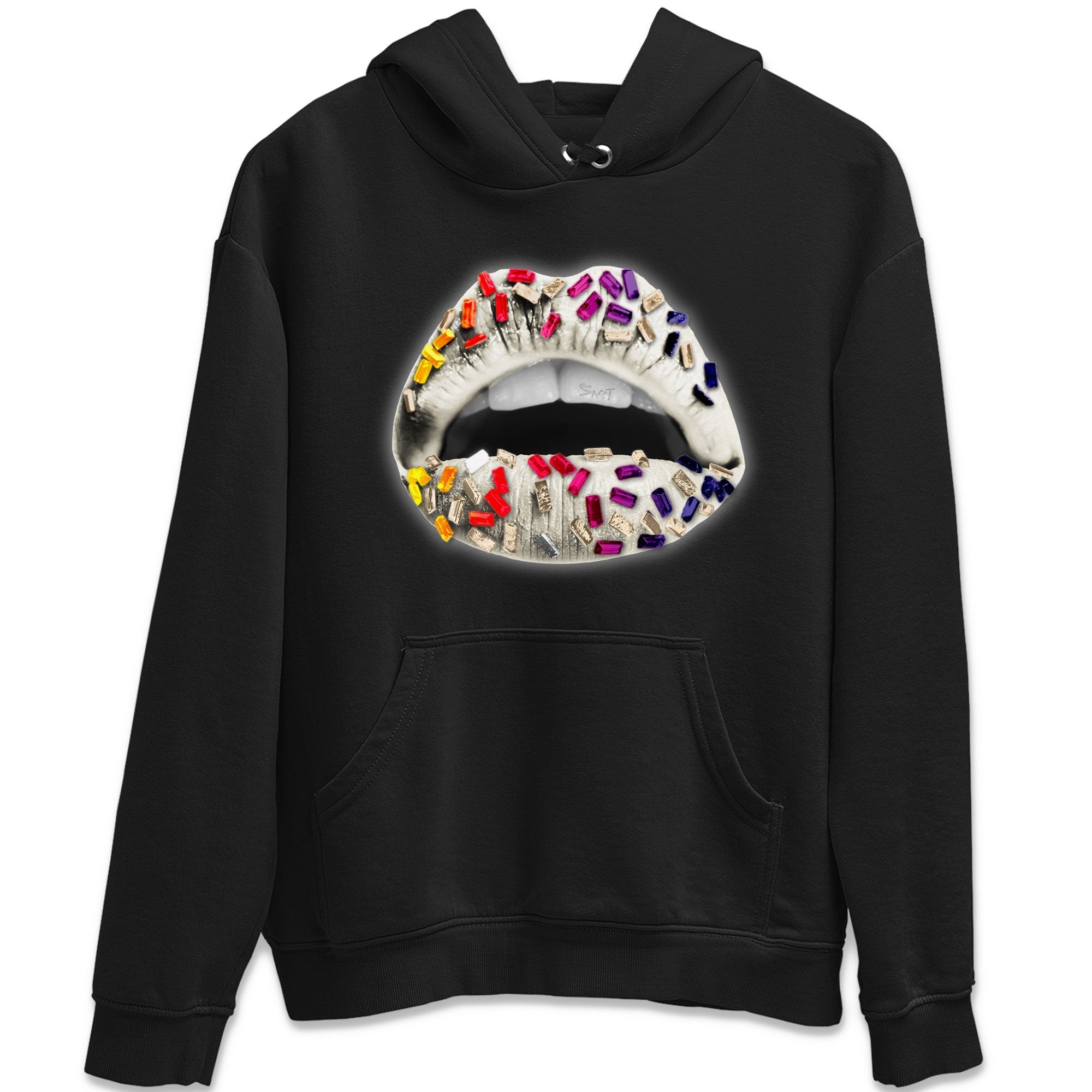 Air Jordan 3 X J Balvin shirt to match jordans Lips Jewel Streetwear Sneaker Shirt Air Jordan 3 X J Balvin Drip Gear Zone Sneaker Matching Clothing LGBT Pride T-Shirt Unisex Black 2 T-Shirt