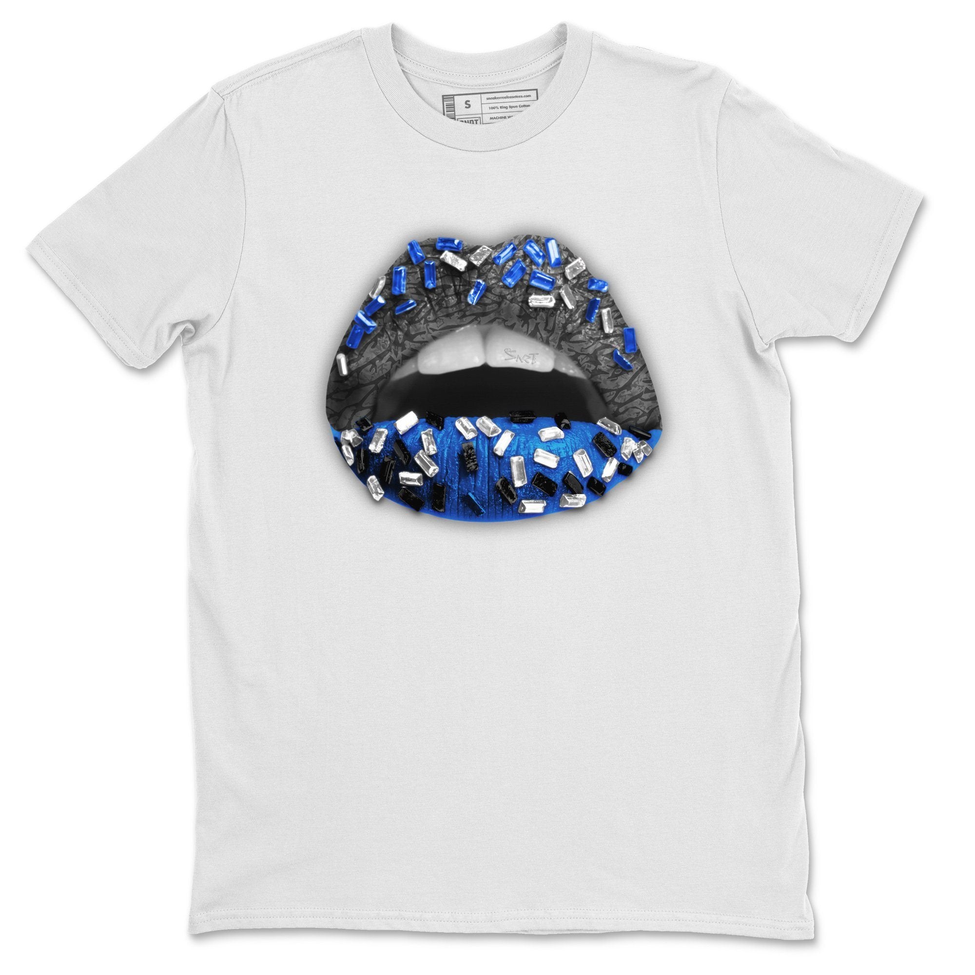 Jordan 3 Racer Blue Shirt To Match Jordans Lips Jewel Sneaker Tees Jordan 3 Racer Blue Drip Gear Zone Sneaker Matching Clothing Unisex Shirts
