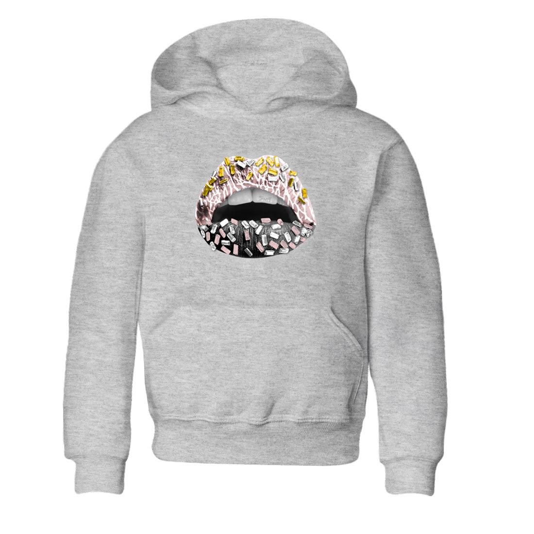 Air Jordan 3 GS Vintage Floral shirt to match jordans Lips Jewel sneaker tees 3s Vintage Floral Drip Gear Zone baby toddler Heather Grey 2 cotton Shirt