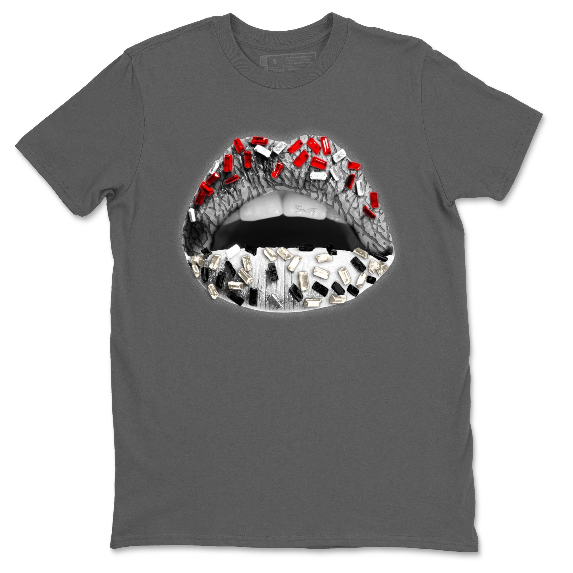 Air Jordan 3 White Cement Shirt To Match Jordans Lips Jewel Sneaker Tees Air Jordan 3 Retro White Cement Drip Gear Zone Sneaker Matching Clothing Unisex Shirts Cool Grey 2