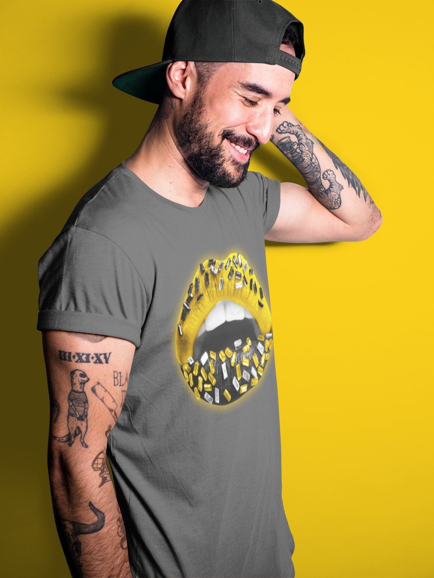 Jordan 4 Lightning Shirt To Match Jordans Lips Jewel Sneaker Tees Jordan 4 Lightning Drip Gear Zone Sneaker Matching Clothing Unisex Shirts