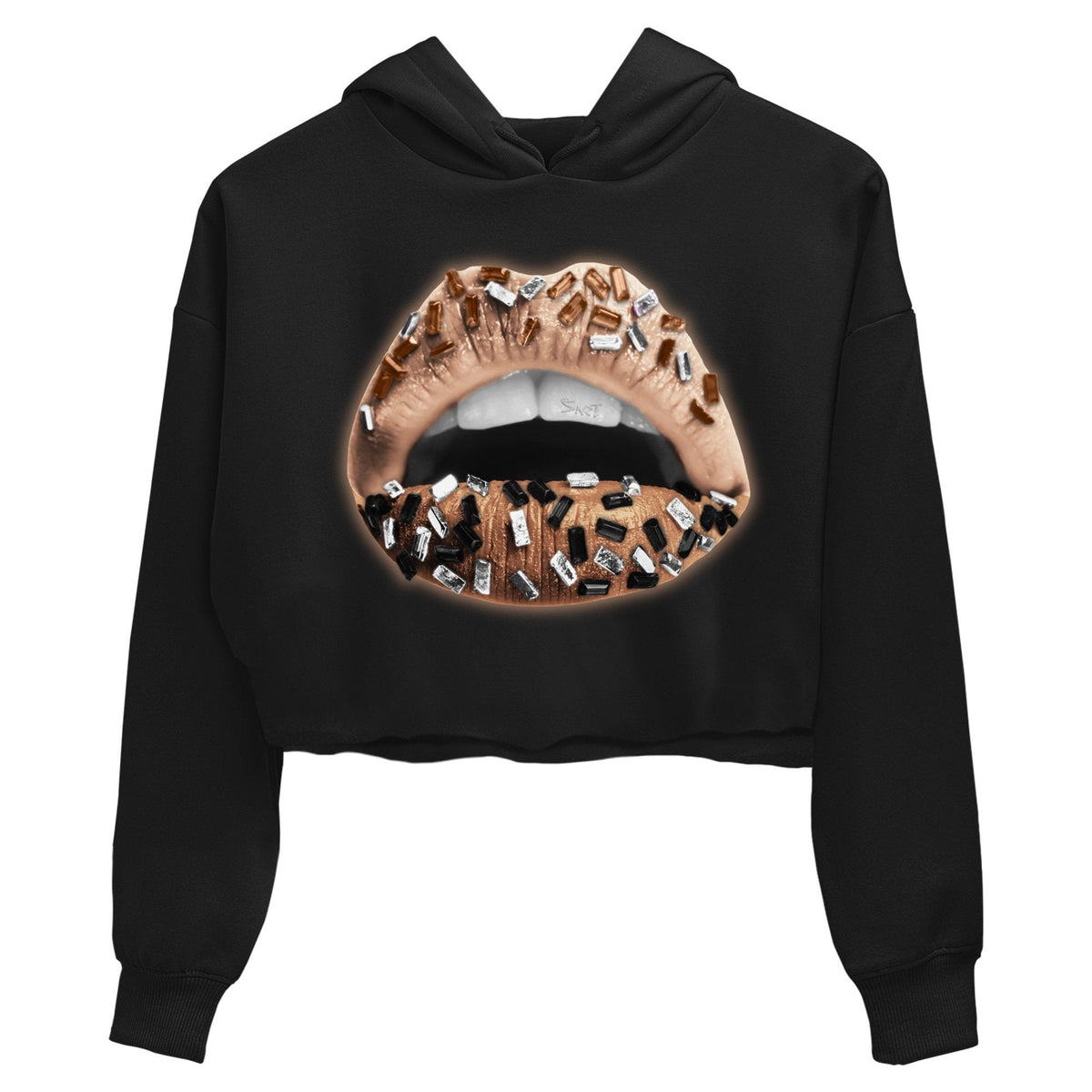 Jordan 4 Shimmer Sneaker Matching T-Shirt Lips Jewel Sneaker Tees Jordan 4 Shimmer Sneaker Release Tees Women's Shirts