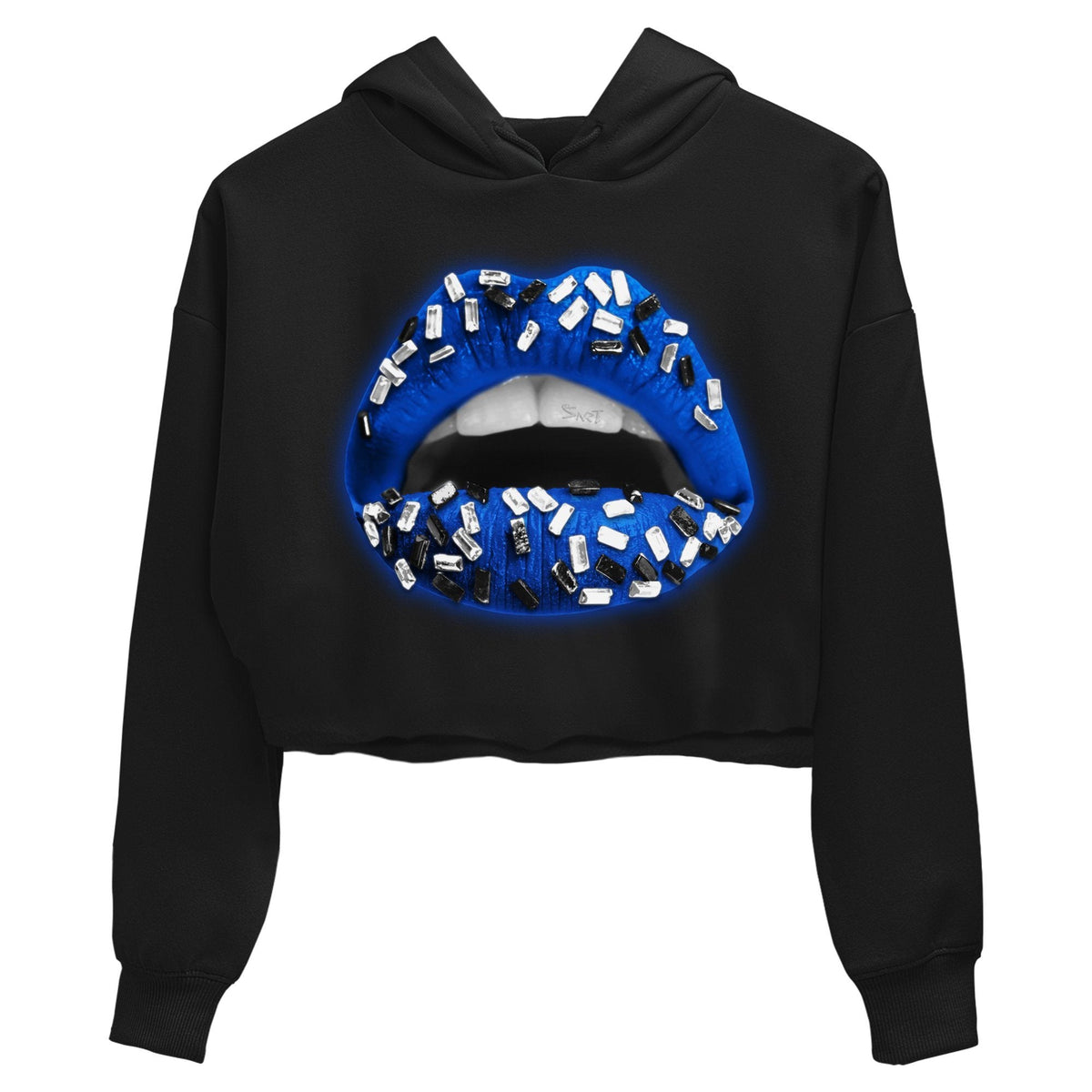 Jordan 5 Stealth Sneaker Matching T-Shirt Lips Jewel Sneaker Tees Jordan 5 Stealth Sneaker Release Tees Women's Shirts