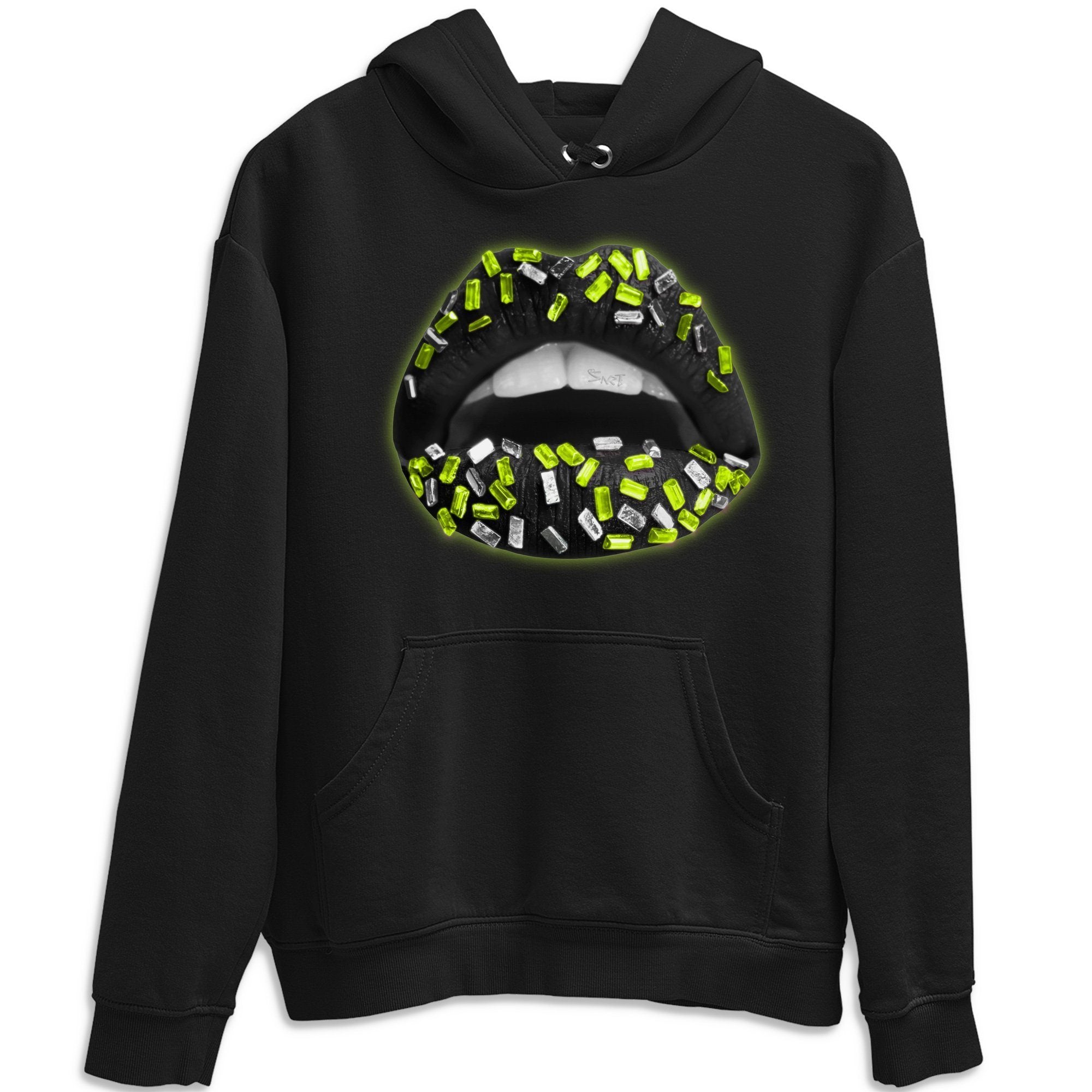 Jordan 6 Electric Green Shirt To Match Jordans Lips Jewel Sneaker Tees Jordan 6 Electric Green Drip Gear Zone Sneaker Matching Clothing Unisex Shirts