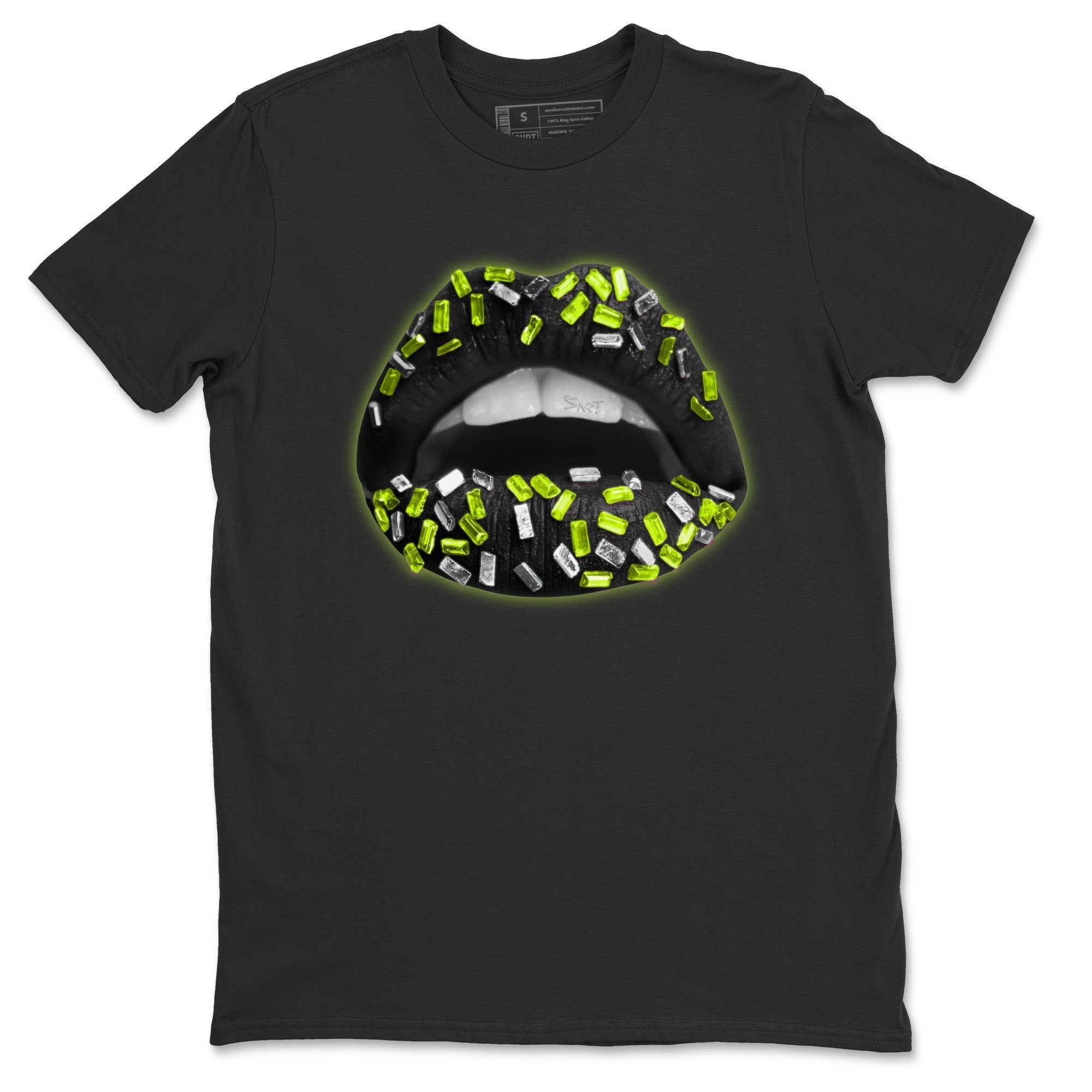Jordan 6 Electric Green Shirt To Match Jordans Lips Jewel Sneaker Tees Jordan 6 Electric Green Drip Gear Zone Sneaker Matching Clothing Unisex Shirts