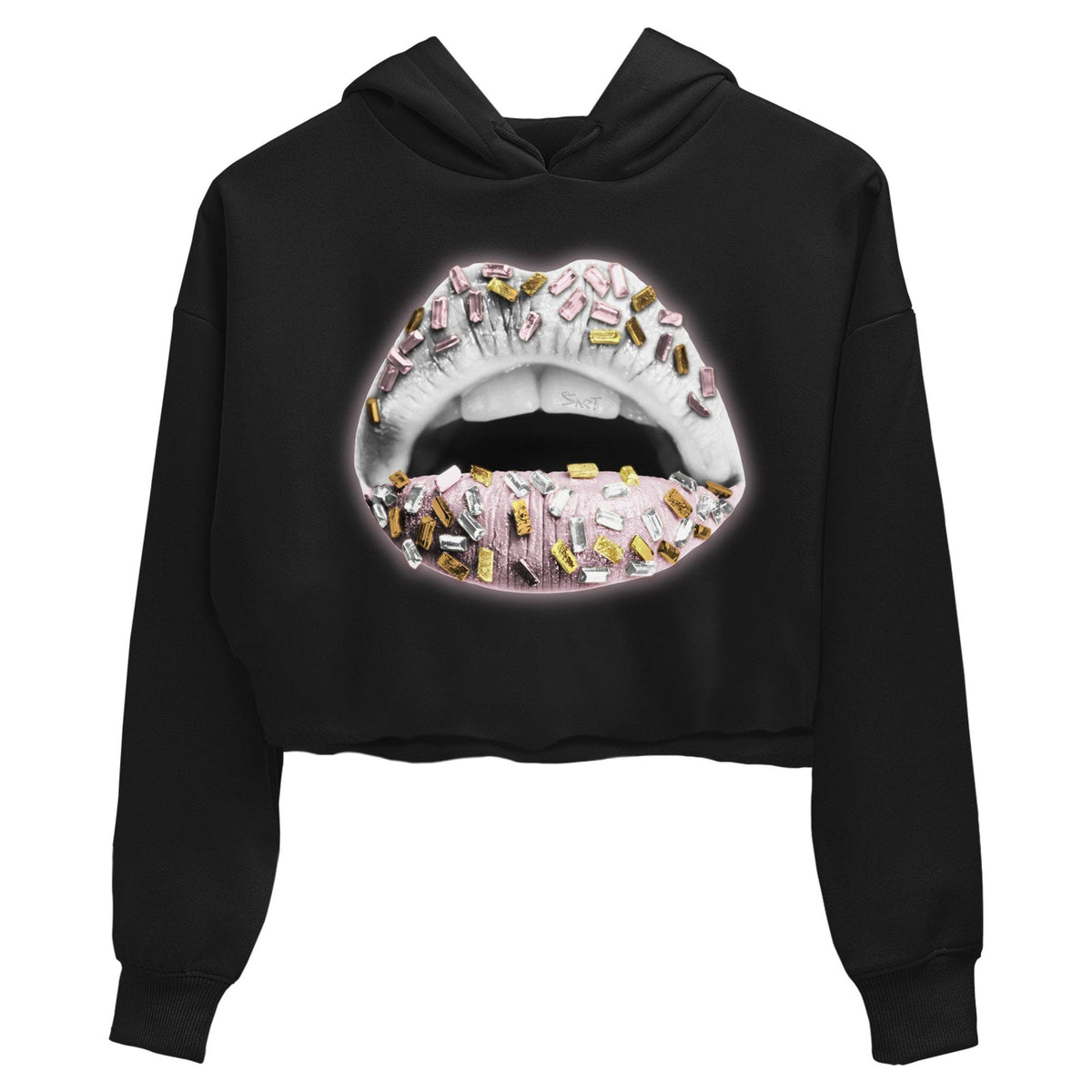Jordan 6 Gold Hoops Sneaker Matching T-Shirt Lips Jewel Sneaker Tees Jordan 6 Gold Hoops Sneaker Release Tees Women's Shirts