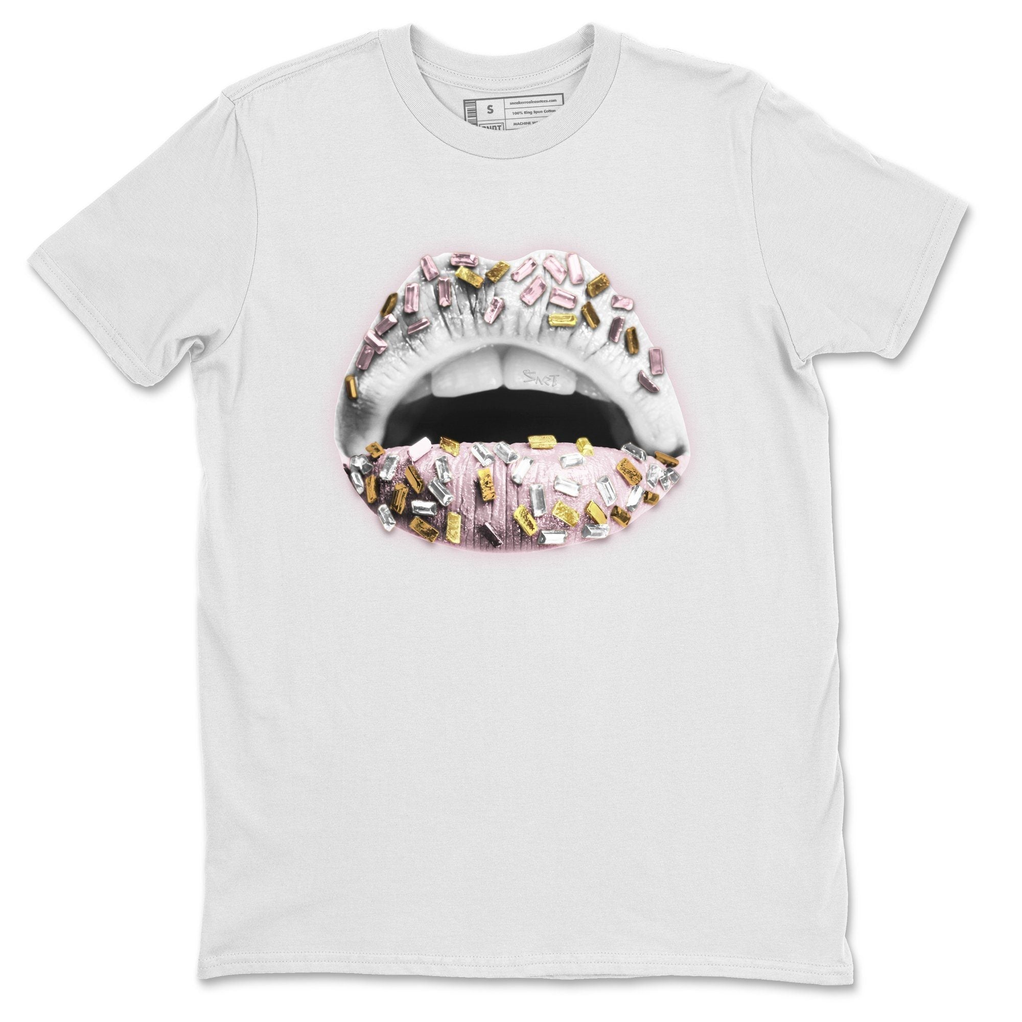 Jordan 6 Gold Hoops Shirt To Match Jordans Lips Jewel Sneaker Tees Jordan 6 Gold Hoops Drip Gear Zone Sneaker Matching Clothing Unisex Shirts