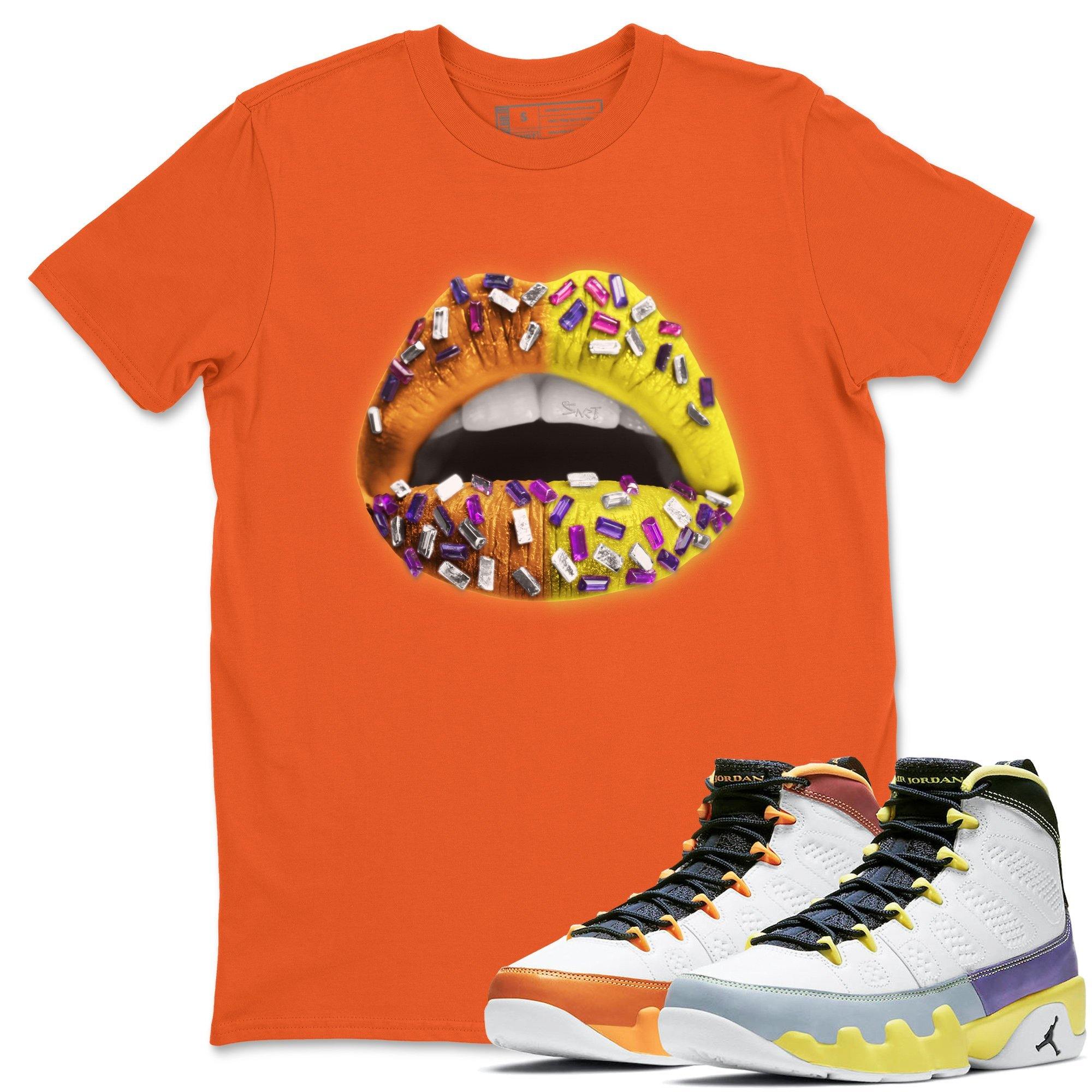 Jordan 9 Change The World Shirt To Match Jordans Lips Jewel Sneaker Tees Jordan 9 Change The World Drip Gear Zone Sneaker Matching Clothing Unisex Shirts
