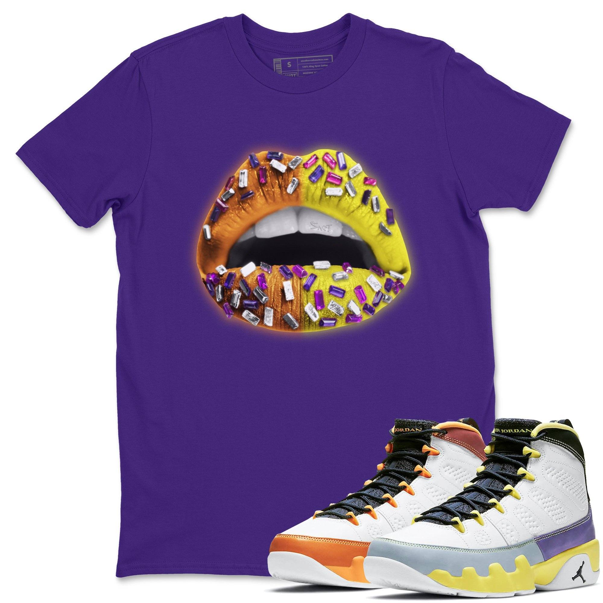 Jordan 9 Change The World Shirt To Match Jordans Lips Jewel Sneaker Tees Jordan 9 Change The World Drip Gear Zone Sneaker Matching Clothing Unisex Shirts