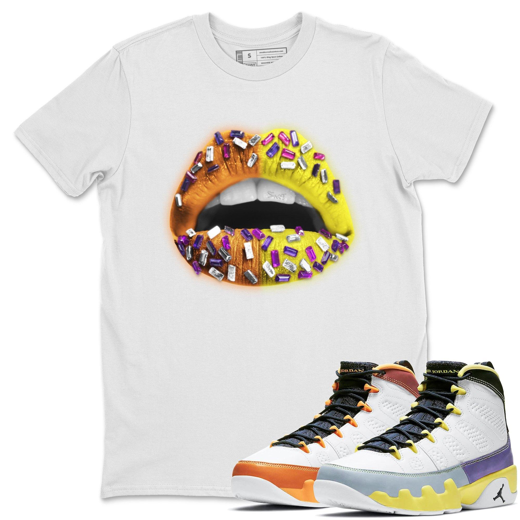 Jordan 9 Change The World Shirt To Match Jordans Lips Jewel Sneaker Tees Jordan 9 Change The World Drip Gear Zone Sneaker Matching Clothing Unisex Shirts