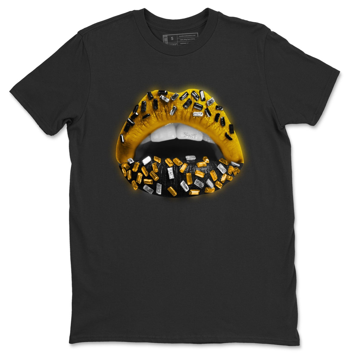 Jordan 9 University Gold Shirt To Match Jordans Lips Jewel Sneaker Tees Jordan 9 University Gold Drip Gear Zone Sneaker Matching Clothing Unisex Shirts