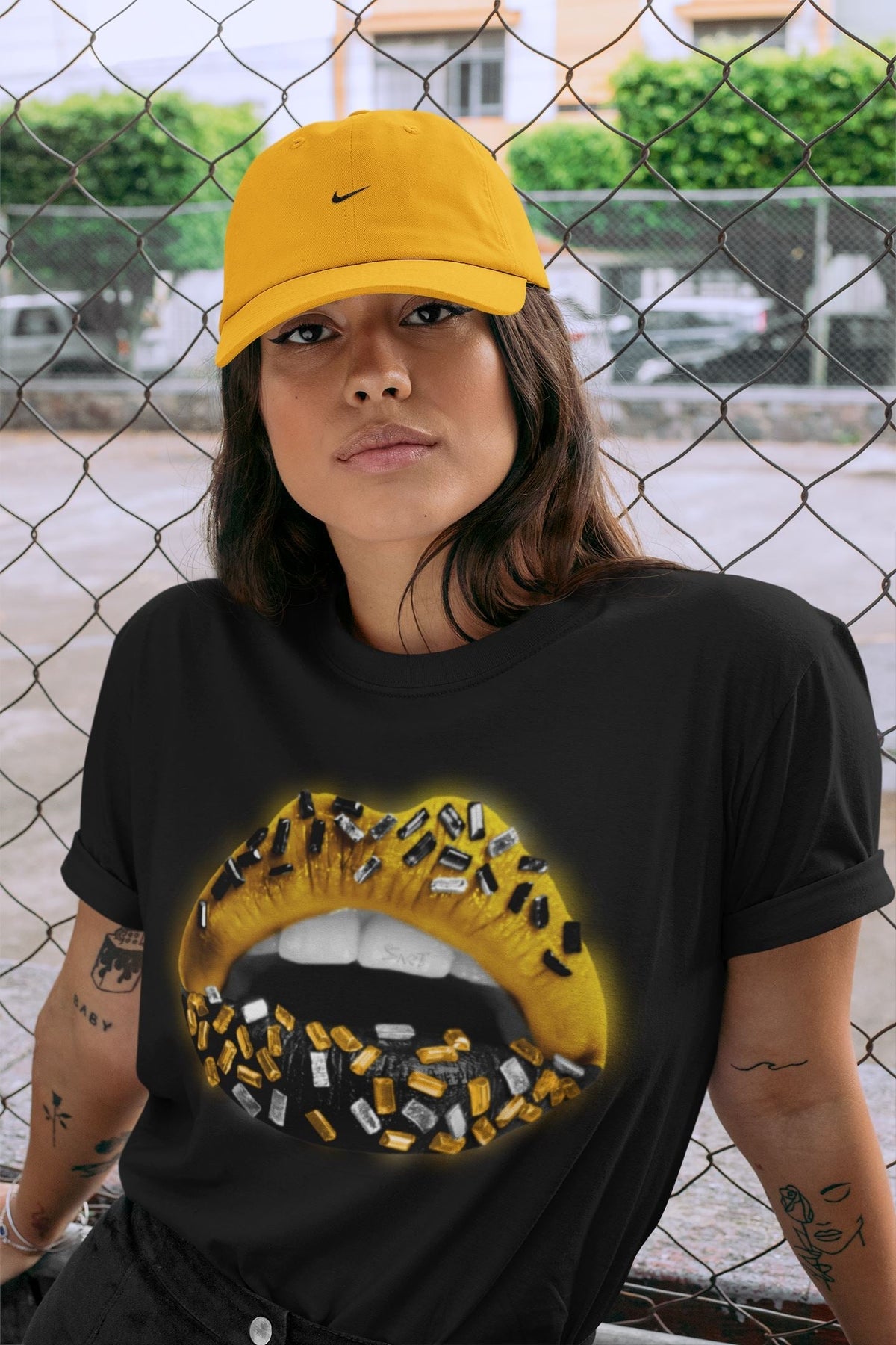 Jordan 9 University Gold Shirt To Match Jordans Lips Jewel Sneaker Tees Jordan 9 University Gold Drip Gear Zone Sneaker Matching Clothing Unisex Shirts