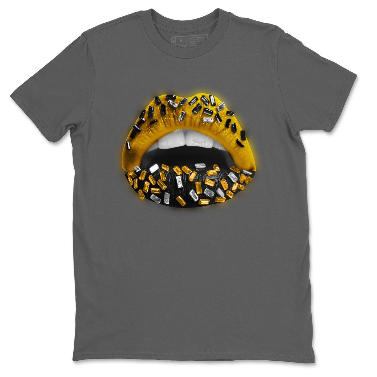 Jordan 9 University Gold Shirt To Match Jordans Lips Jewel Sneaker Tees Jordan 9 University Gold Drip Gear Zone Sneaker Matching Clothing Unisex Shirts