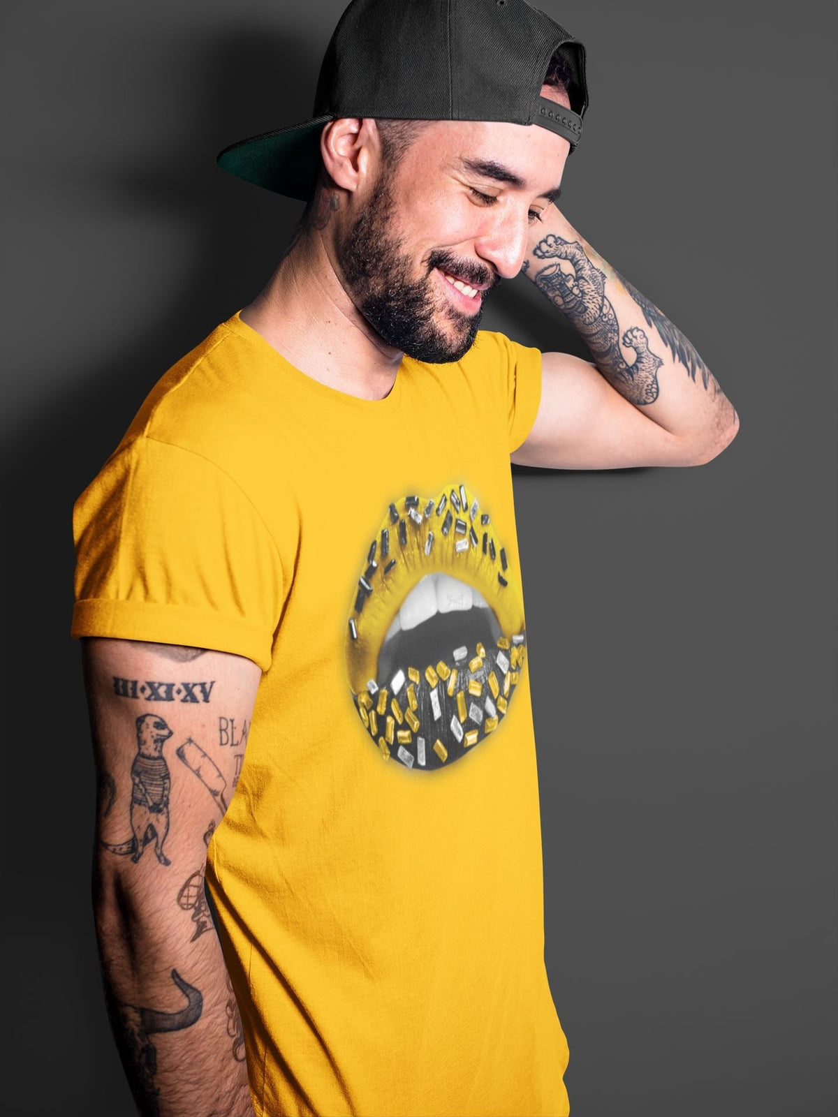 Jordan 9 University Gold Shirt To Match Jordans Lips Jewel Sneaker Tees Jordan 9 University Gold Drip Gear Zone Sneaker Matching Clothing Unisex Shirts