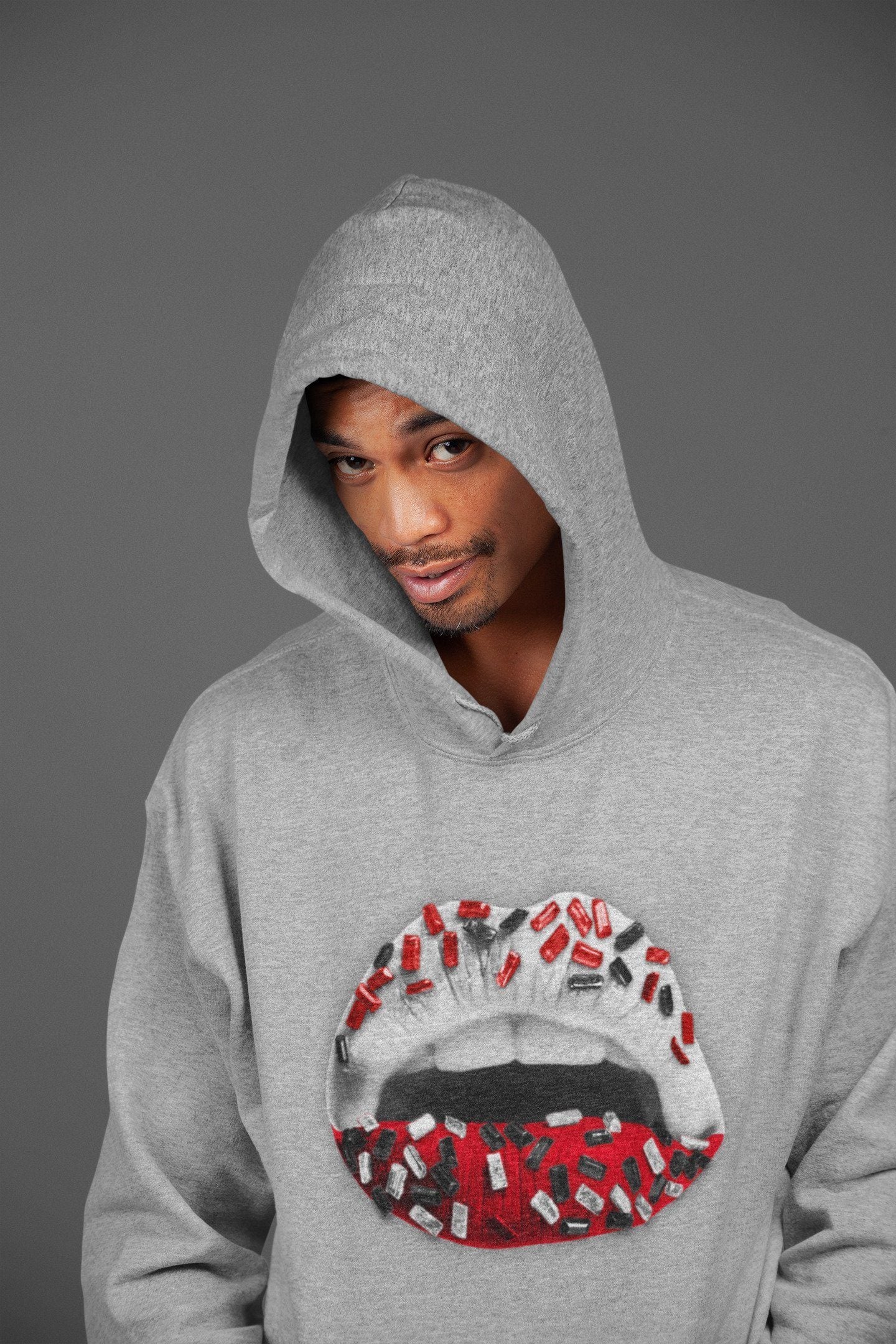 Jordan 1 Chicago Sneaker Matching T-Shirt Lips Jewel Sneaker Tees Jordan 1 Chicago Sneaker Release Tees Crew Neck Tees