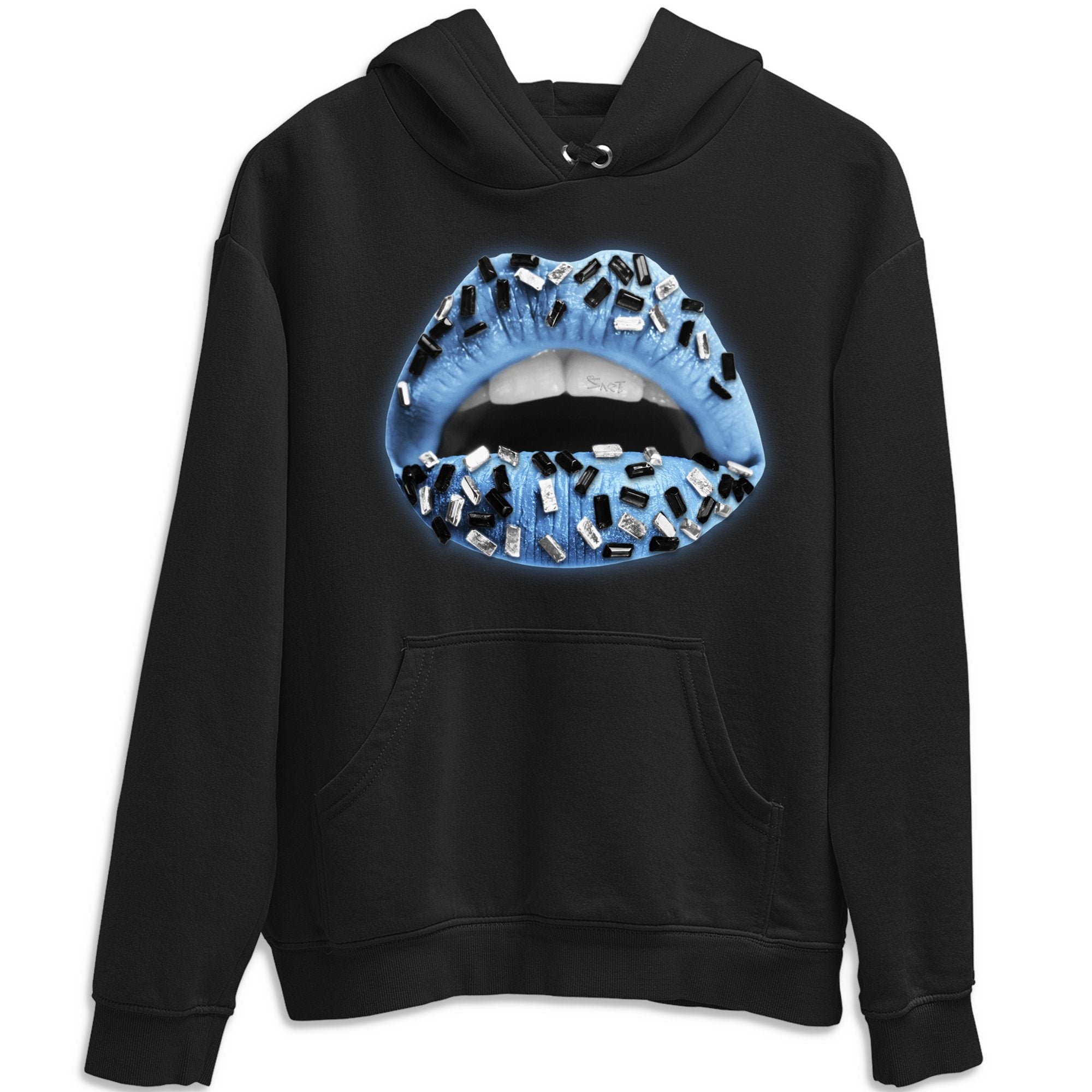 Jordan 1 University Blue Shirt To Match Jordans Lips Jewel Sneaker Tees Jordan 1 University Blue Drip Gear Zone Sneaker Matching Clothing Unisex Shirts