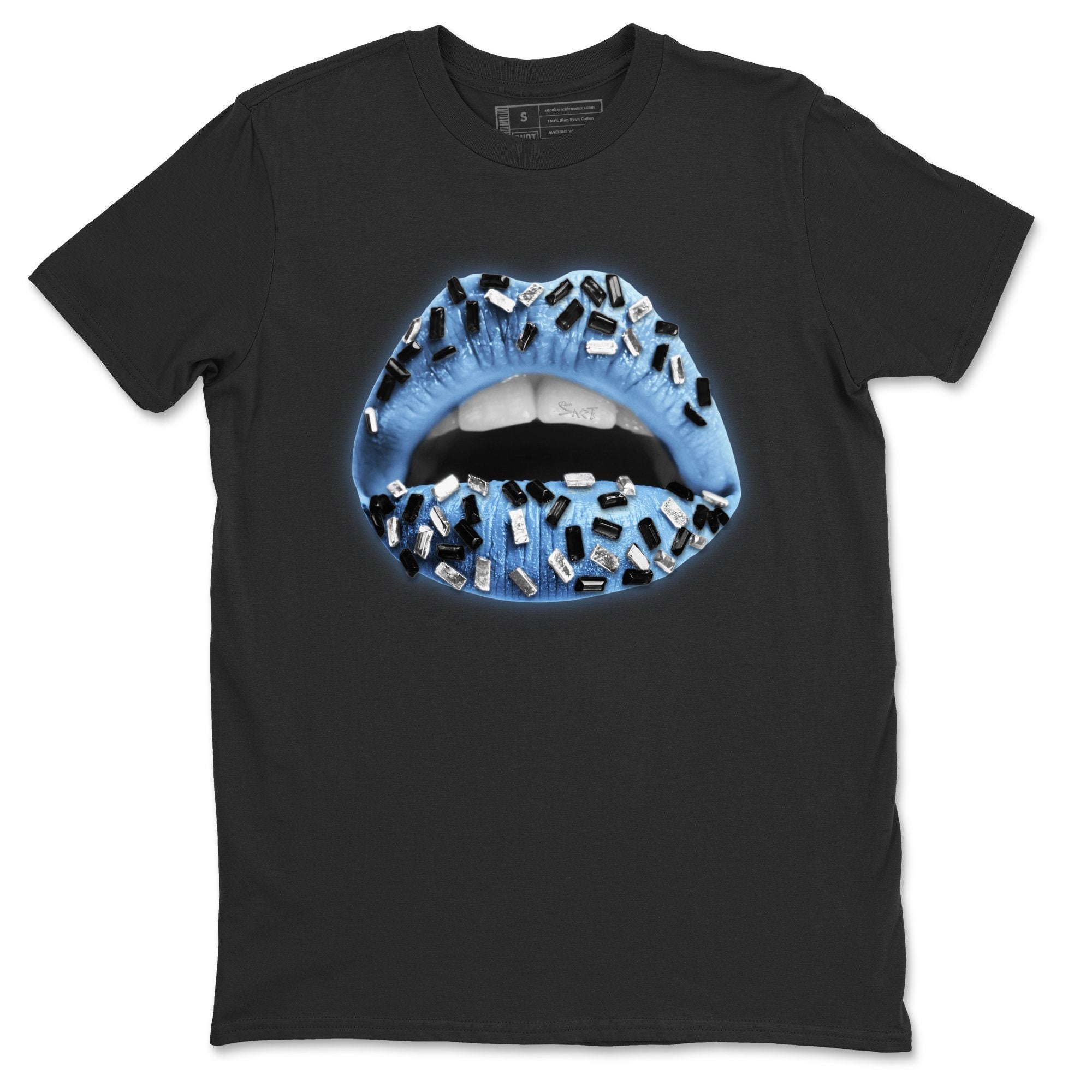 Jordan 1 University Blue Shirt To Match Jordans Lips Jewel Sneaker Tees Jordan 1 University Blue Drip Gear Zone Sneaker Matching Clothing Unisex Shirts