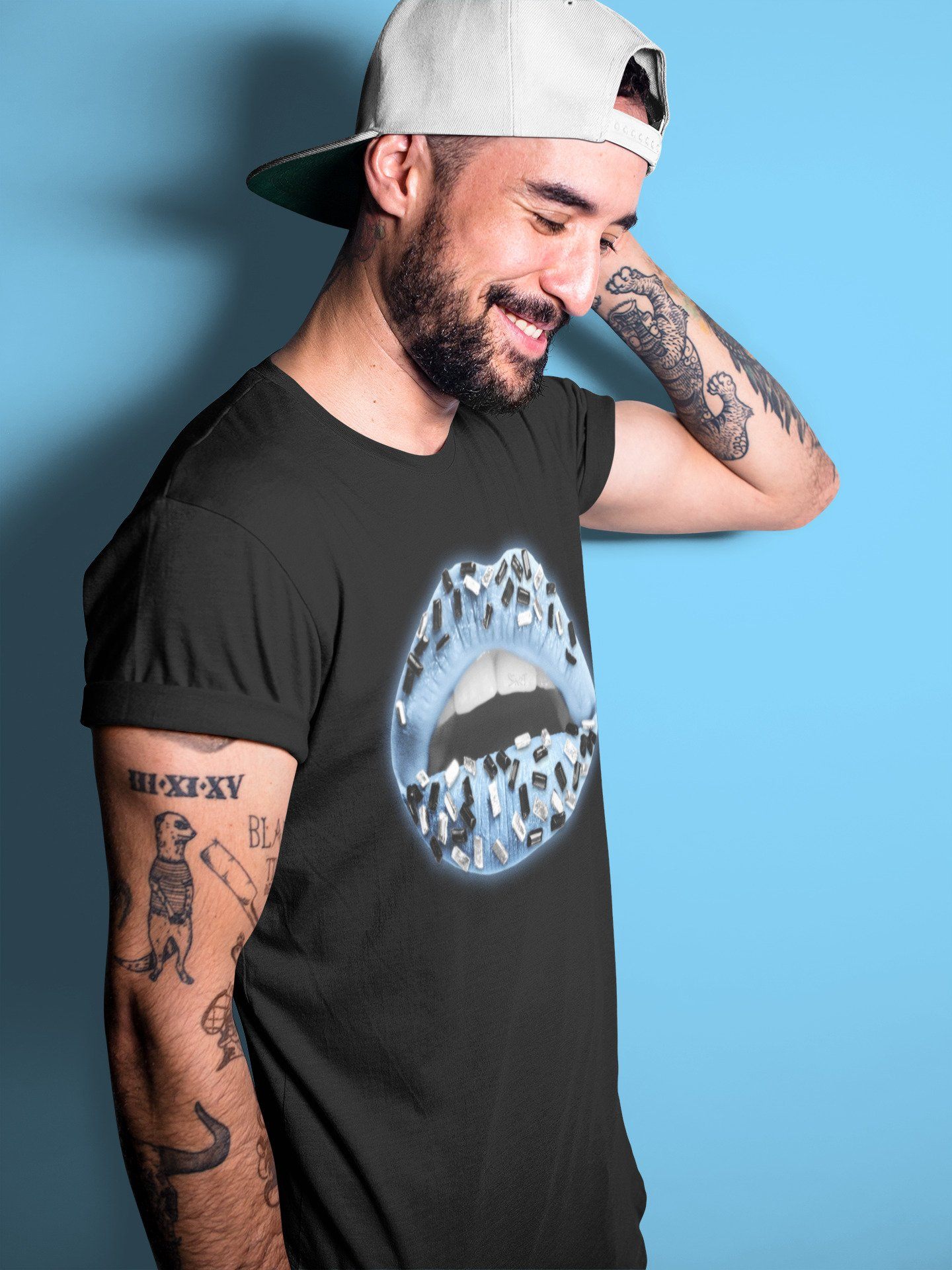 Jordan 1 University Blue Shirt To Match Jordans Lips Jewel Sneaker Tees Jordan 1 University Blue Drip Gear Zone Sneaker Matching Clothing Unisex Shirts