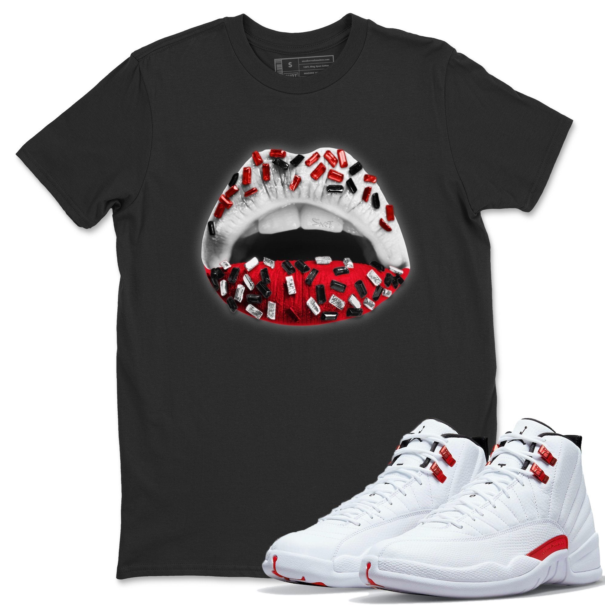 Jordan 12 Twist Shirt To Match Jordans Lips Jewel Sneaker Tees Jordan 12 Twist Drip Gear Zone Sneaker Matching Clothing Unisex Shirts