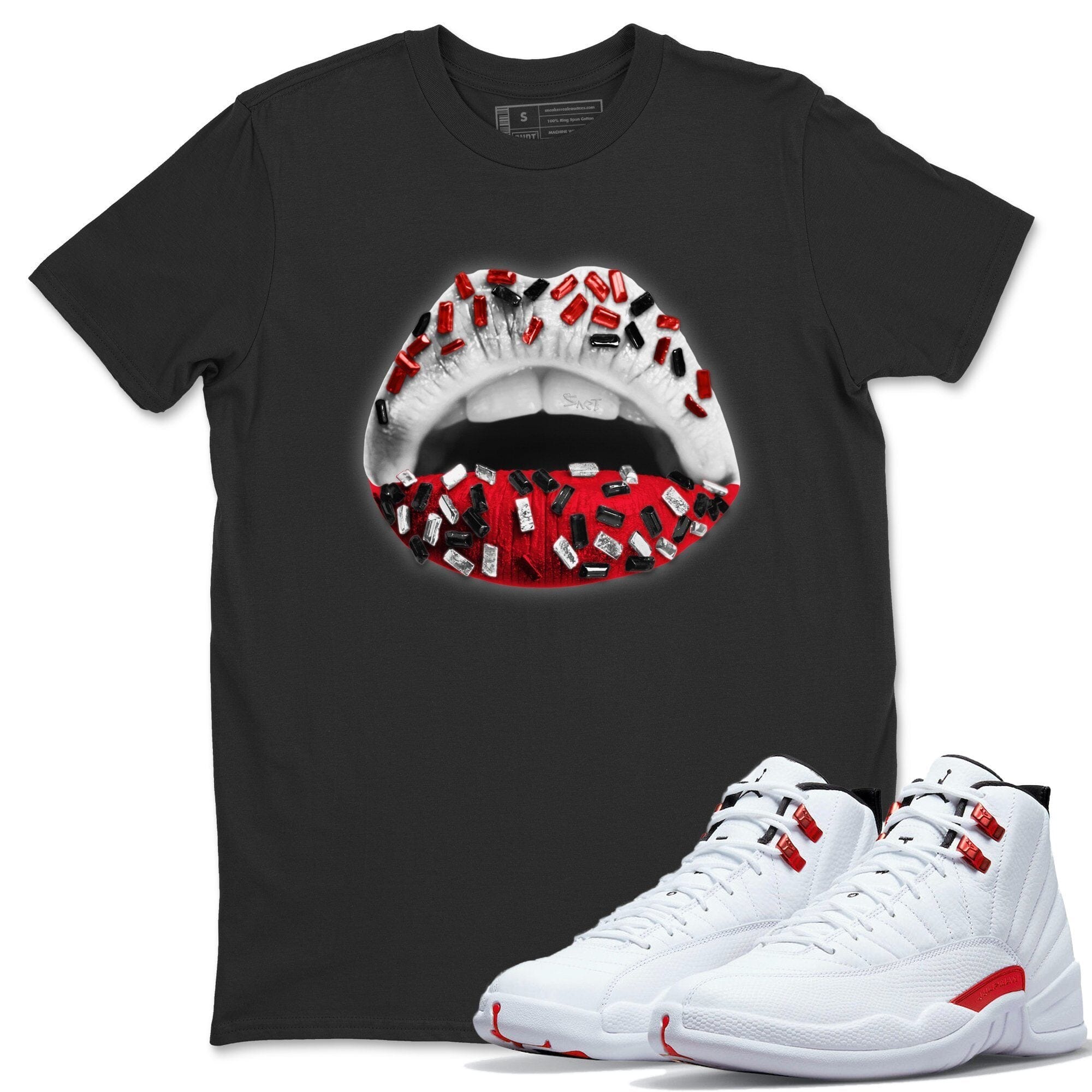 Jordan 12 Twist Shirt To Match Jordans Lips Jewel Sneaker Tees Jordan 12 Twist Drip Gear Zone Sneaker Matching Clothing Unisex Shirts