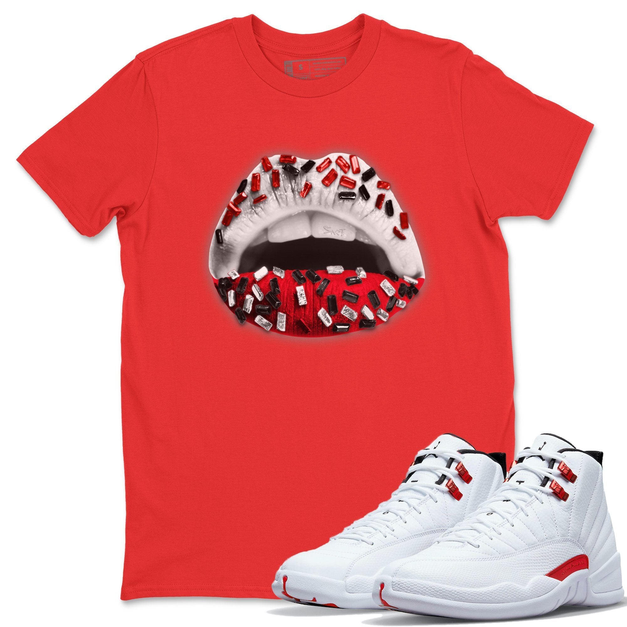 Jordan 12 Twist Shirt To Match Jordans Lips Jewel Sneaker Tees Jordan 12 Twist Drip Gear Zone Sneaker Matching Clothing Unisex Shirts