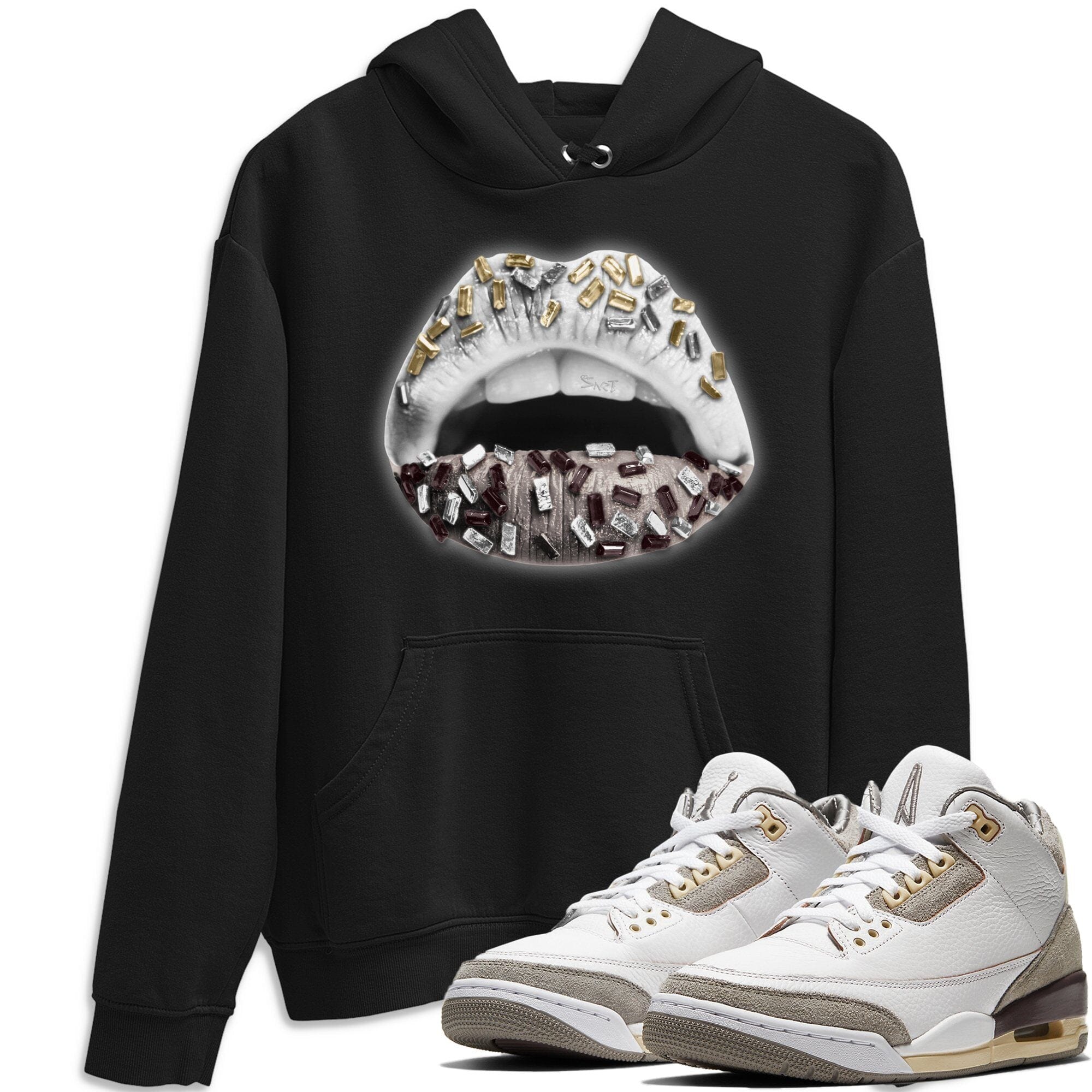 Jordan 3 A Ma Maniere Shirt To Match Jordans Lips Jewel Sneaker Tees Jordan 3 A Ma Maniere Drip Gear Zone Sneaker Matching Clothing Unisex Shirts