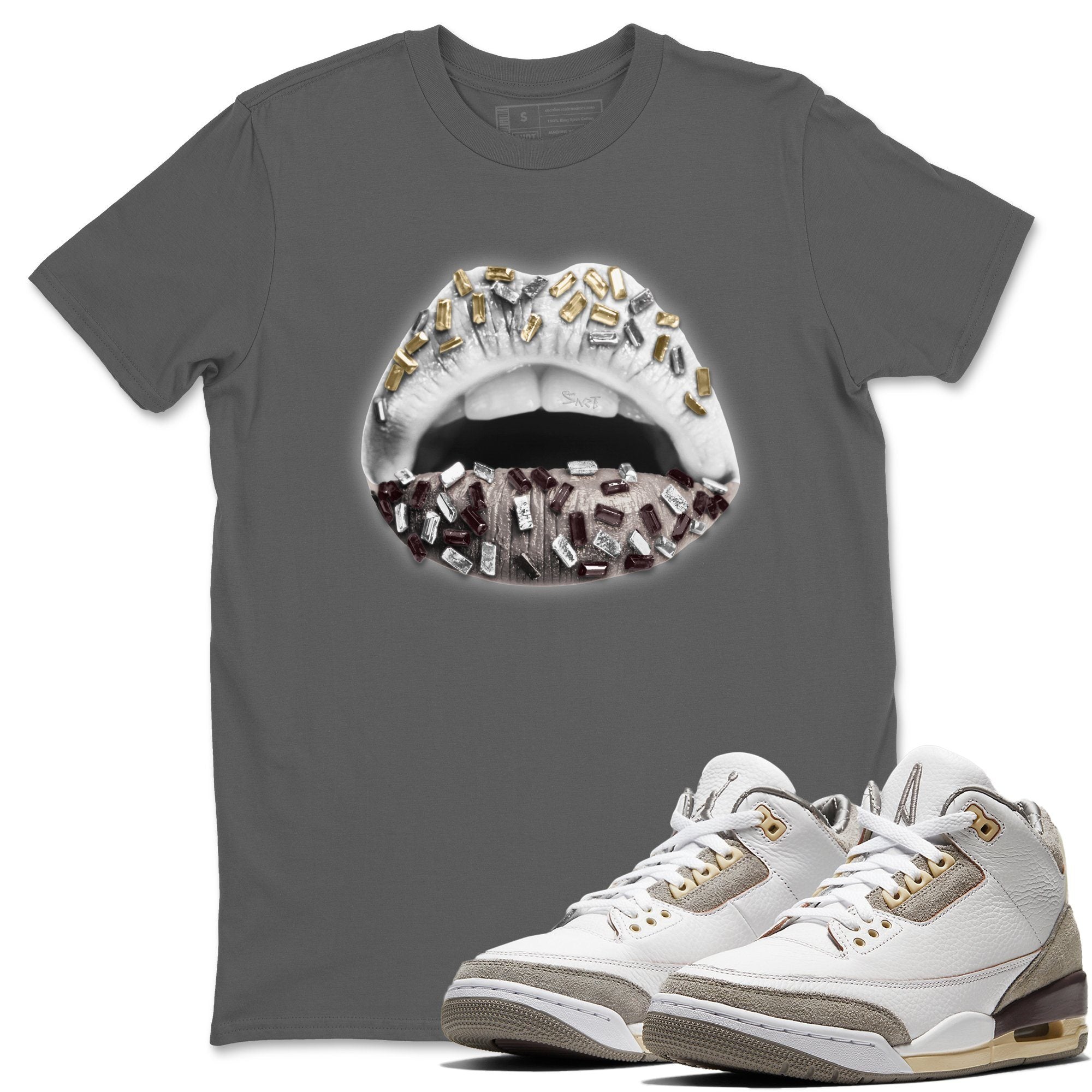 Jordan 3 A Ma Maniere Shirt To Match Jordans Lips Jewel Sneaker Tees Jordan 3 A Ma Maniere Drip Gear Zone Sneaker Matching Clothing Unisex Shirts