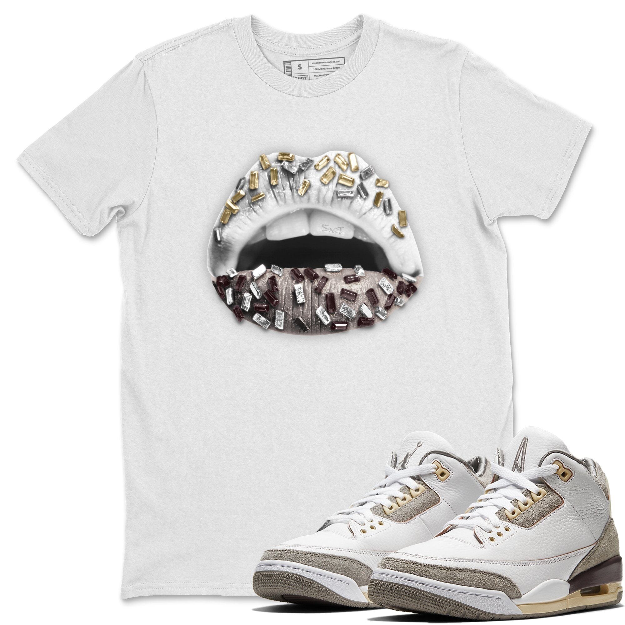 Jordan 3 A Ma Maniere Shirt To Match Jordans Lips Jewel Sneaker Tees Jordan 3 A Ma Maniere Drip Gear Zone Sneaker Matching Clothing Unisex Shirts