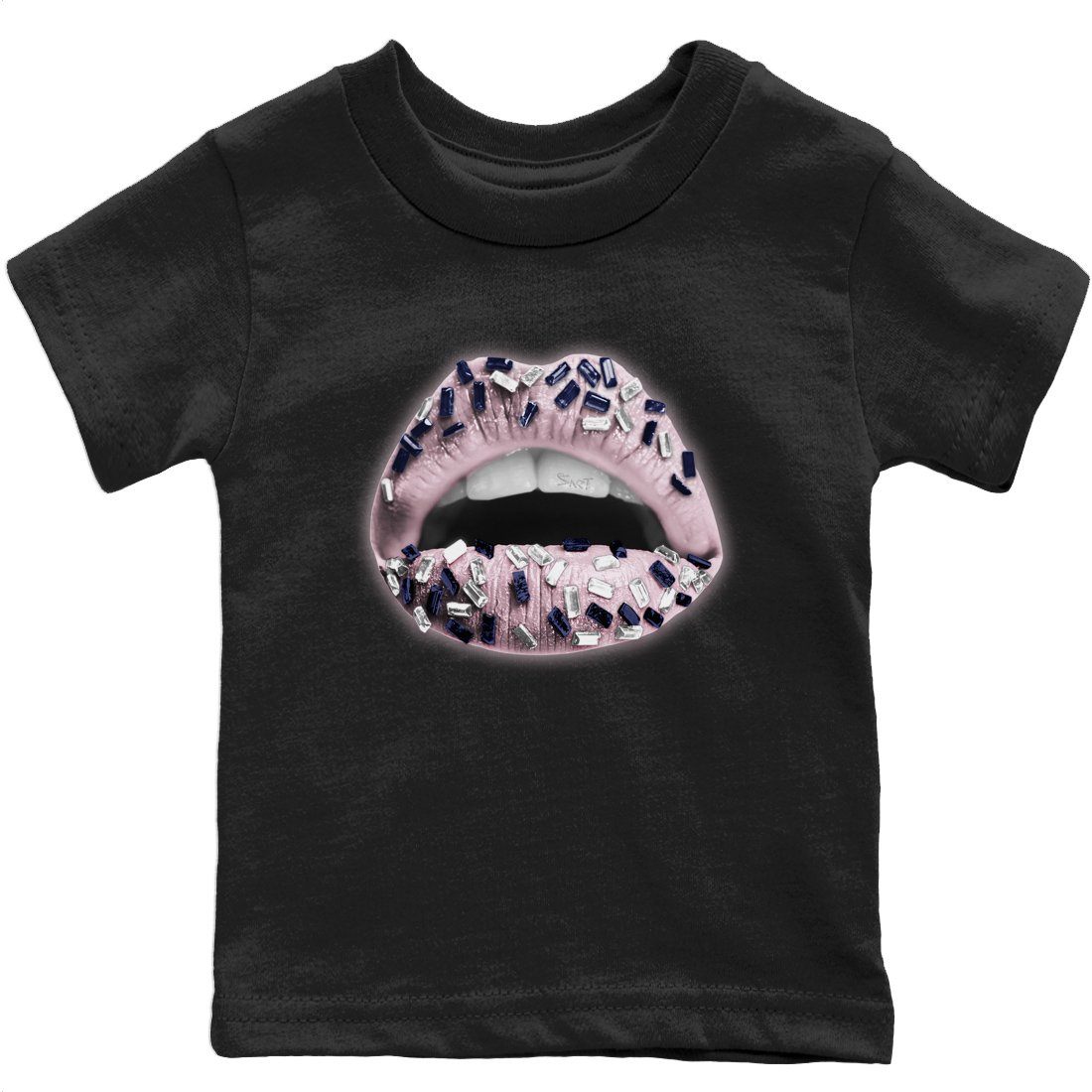 Jordan 1 Atmosphere Sneaker Match Tees Lips Jewel Sneaker Tees Jordan 1 Atmosphere Jordan to match sneaker T-Shirt Kids Shirts