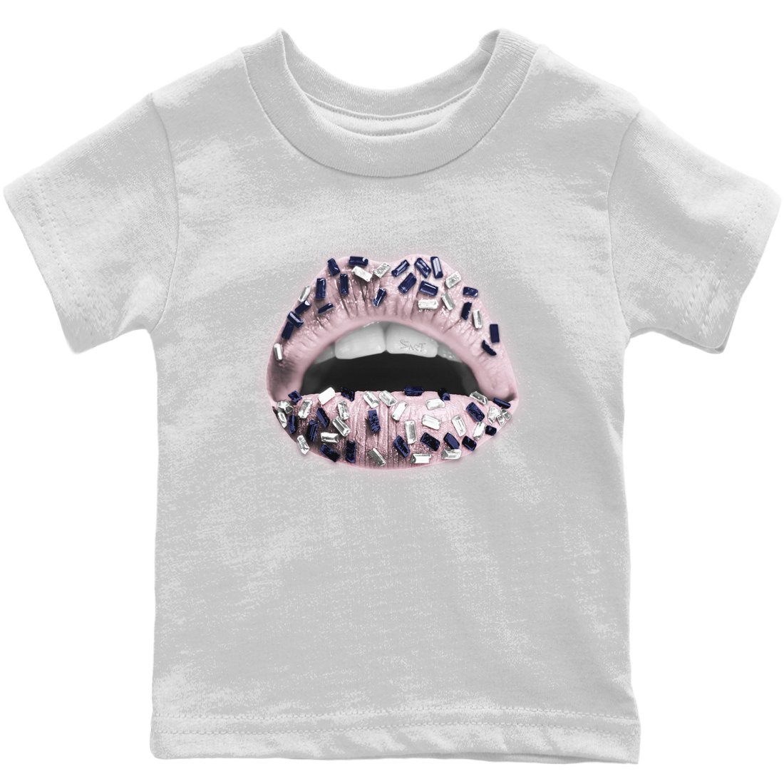 Jordan 1 Atmosphere Sneaker Match Tees Lips Jewel Sneaker Tees Jordan 1 Atmosphere Jordan to match sneaker T-Shirt Kids Shirts