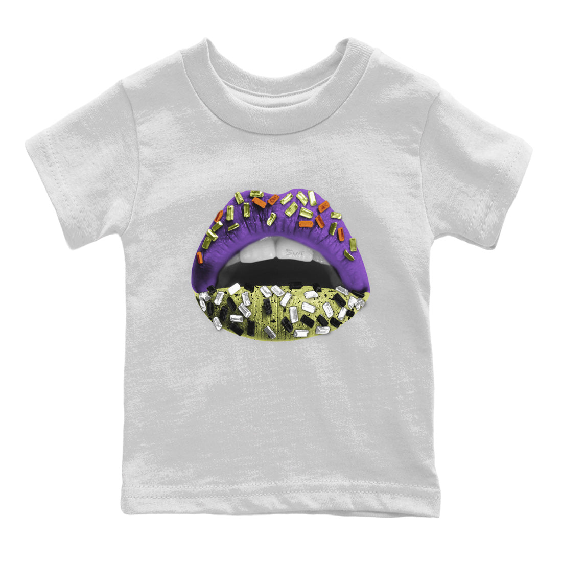 Jordan 4 Canyon Purple Sneaker Matching T-Shirt Lips Jewel Sneaker Tees Jordan 4 Canyon Purple Sneaker Release Tees Kids Shirts
